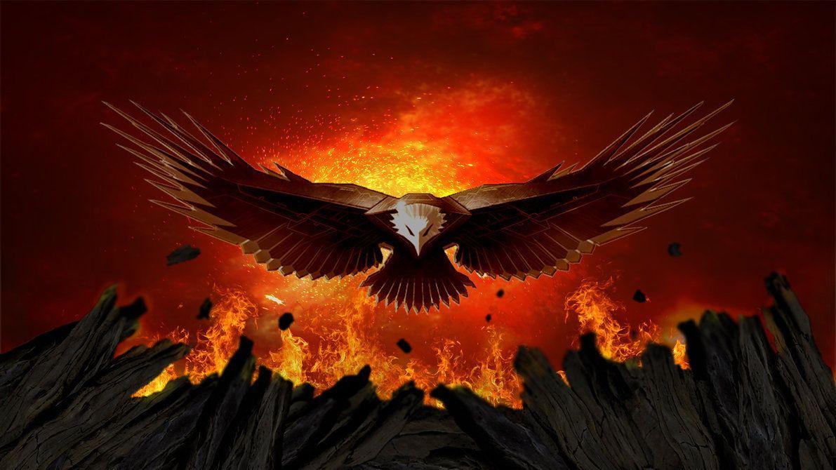 Fire Eagle Wallpaper By StrikerzZart. Project Symbol Number