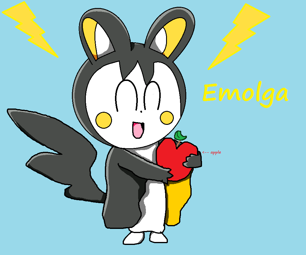 pokemon gambar Emolga drawing HD wallpaper and background foto