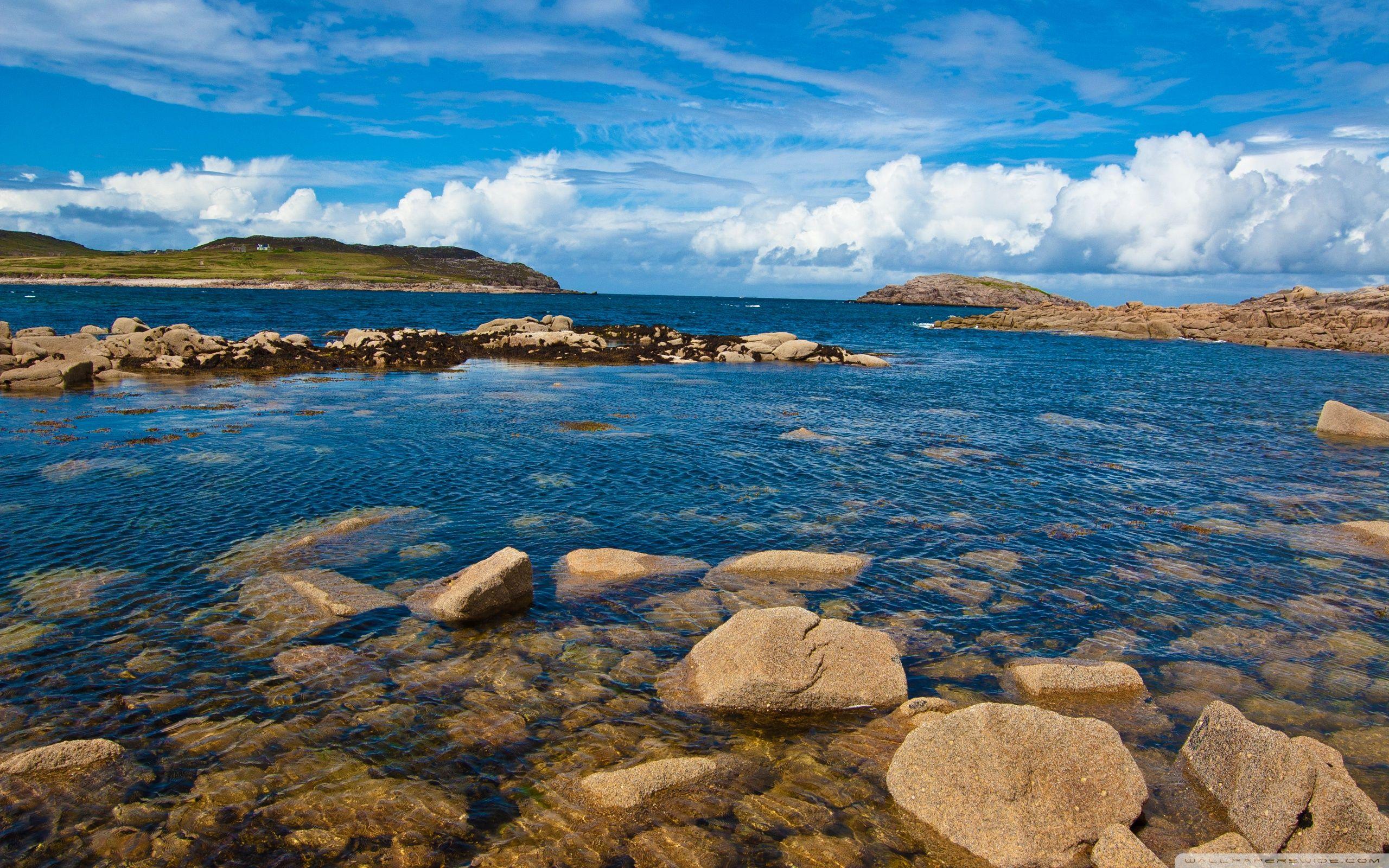 Atlantic Coast, Cruit Island, Donegal, Ireland ❤ 4K HD Desktop