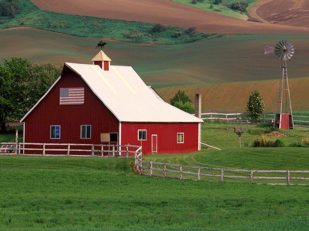 Country Farmhouse Wallpaper