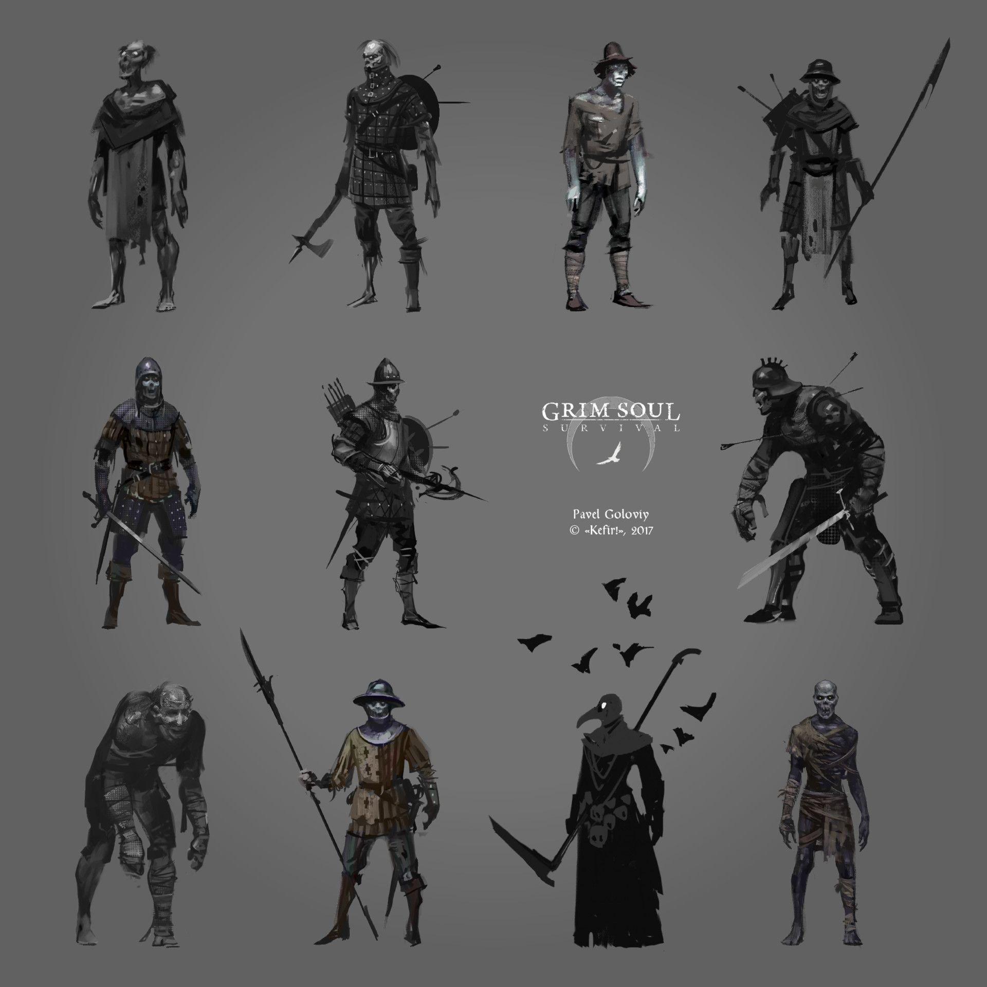 Grim Soul: Character concepts, Pavel Goloviy