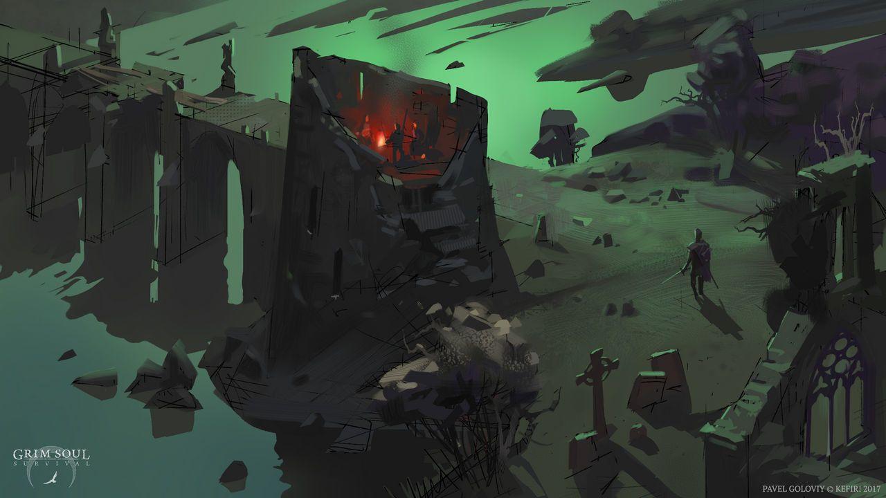 Grim Soul: Environment concepts, Pavel Goloviy
