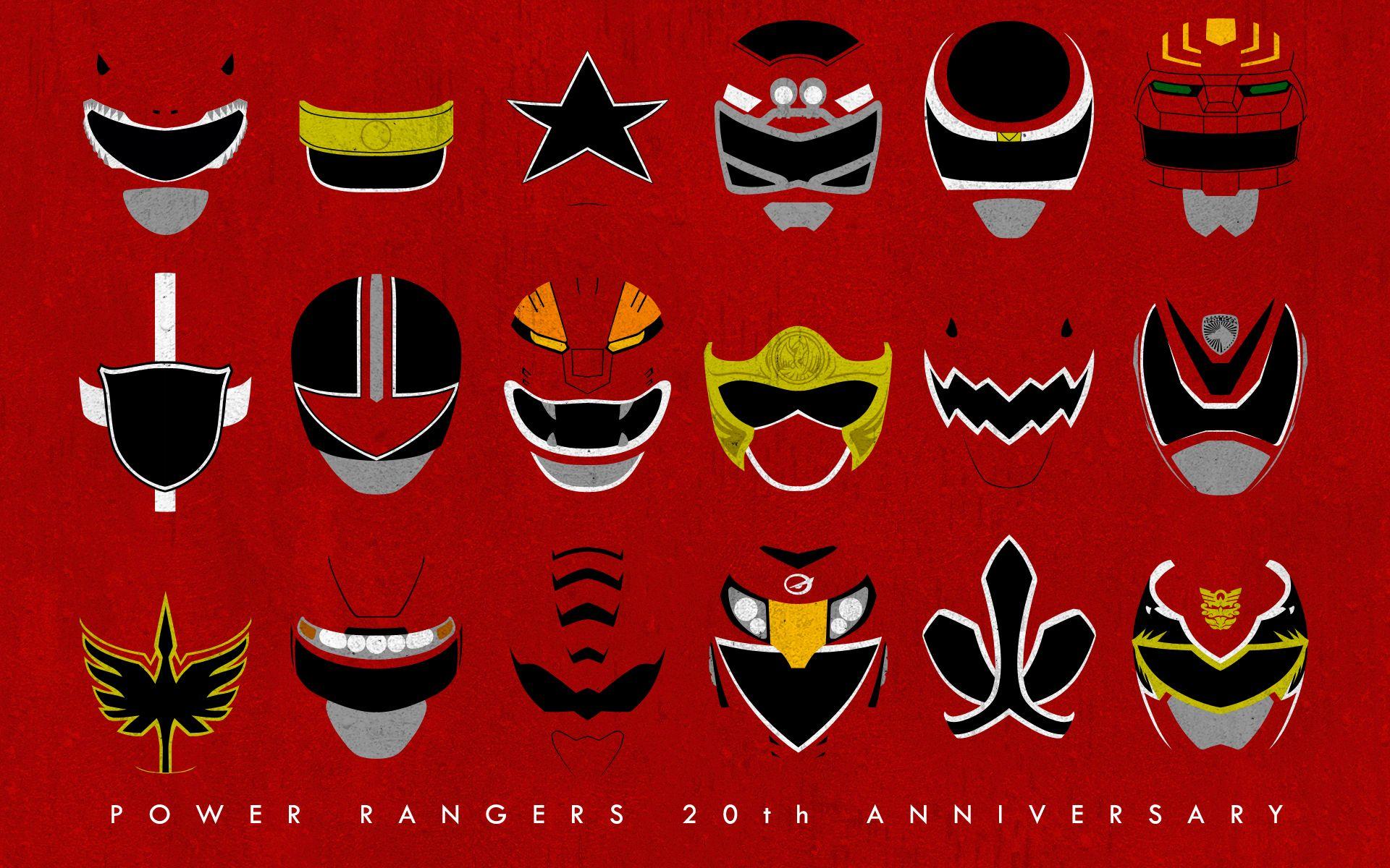 Power Rangers 20th Anniversary Red Ranger Wallpaper