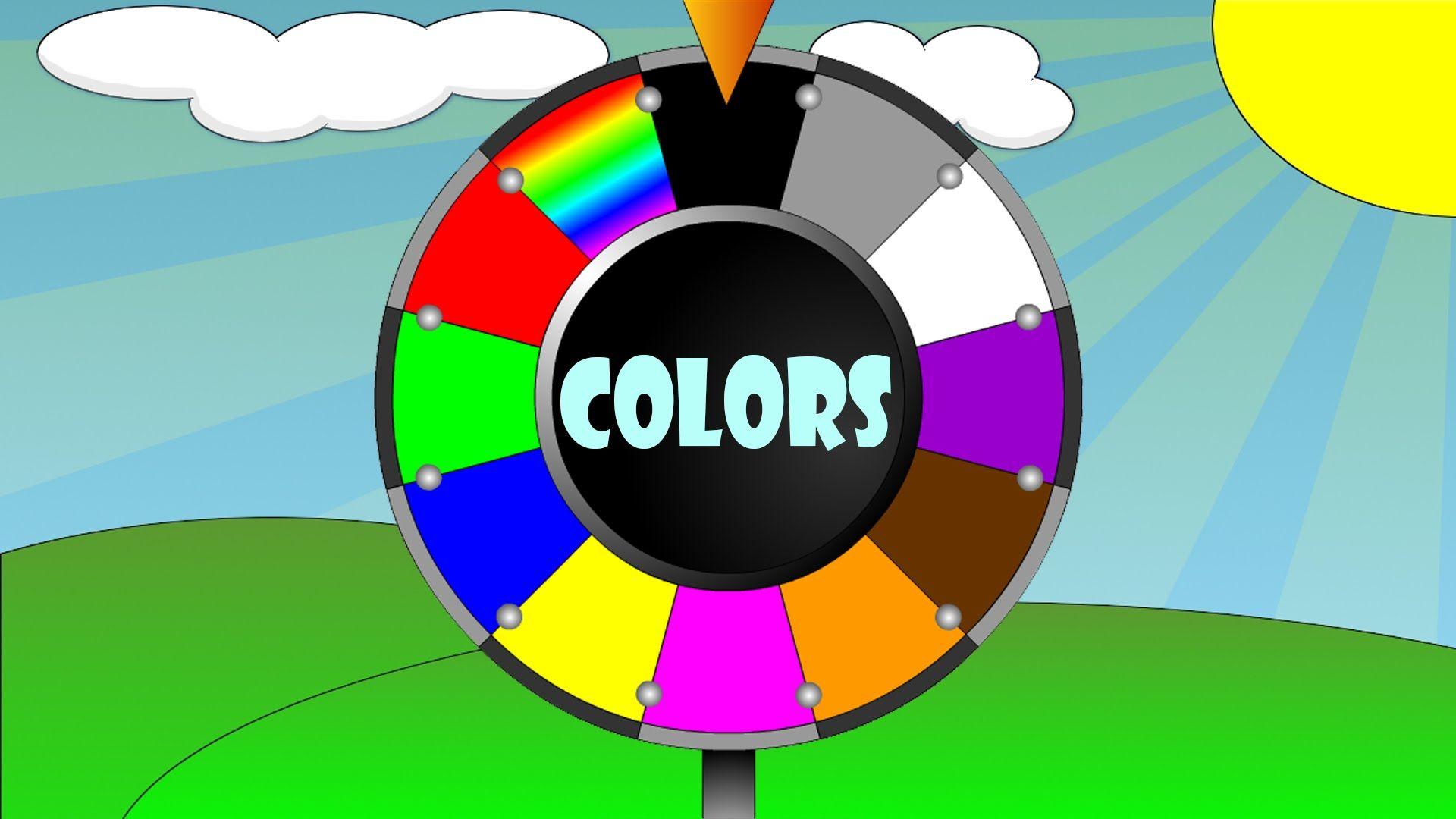 Learn Colors with Spinning Wheel. Colours for Toddlers Baby Kids