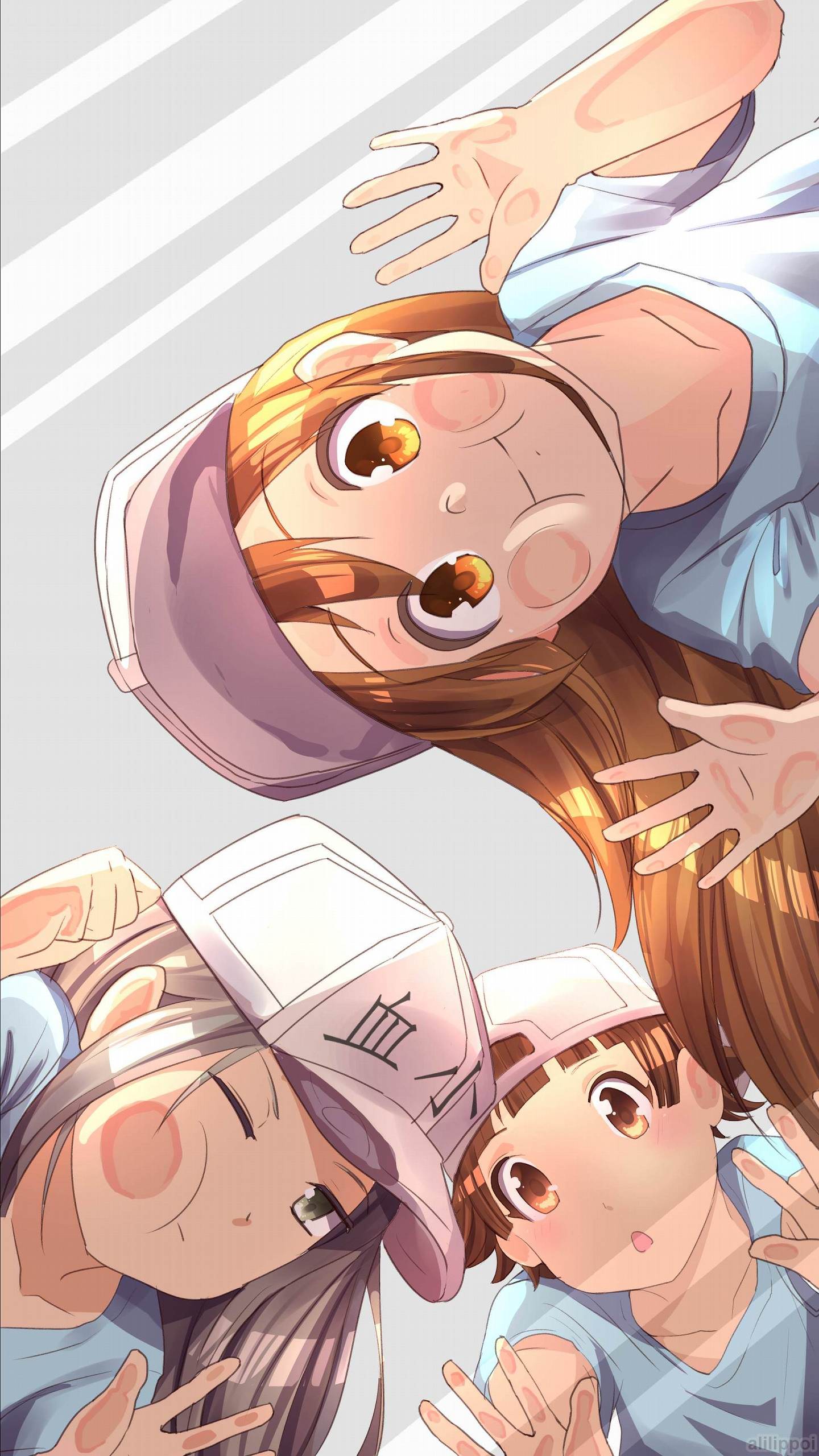 Platelet Invasion!! [Hataraku Saibou] [1440x2560] [Lockscreen