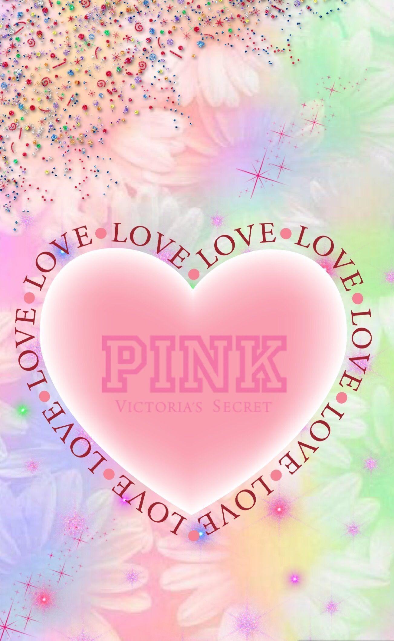 Love Pink Victoria Secret Wallpaper Pink Cute iPhone