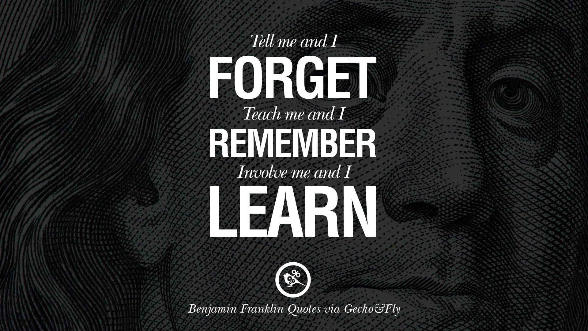 Famous Benjamin Franklin Quotes on Knowledge, Opportunities