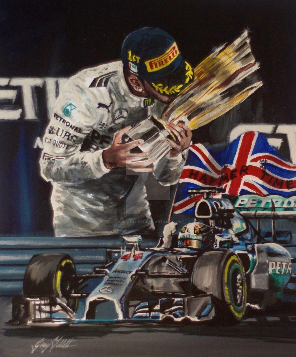 LEWIS HAMILTON 2014 FORMULA 1 WORLD CHAMPION