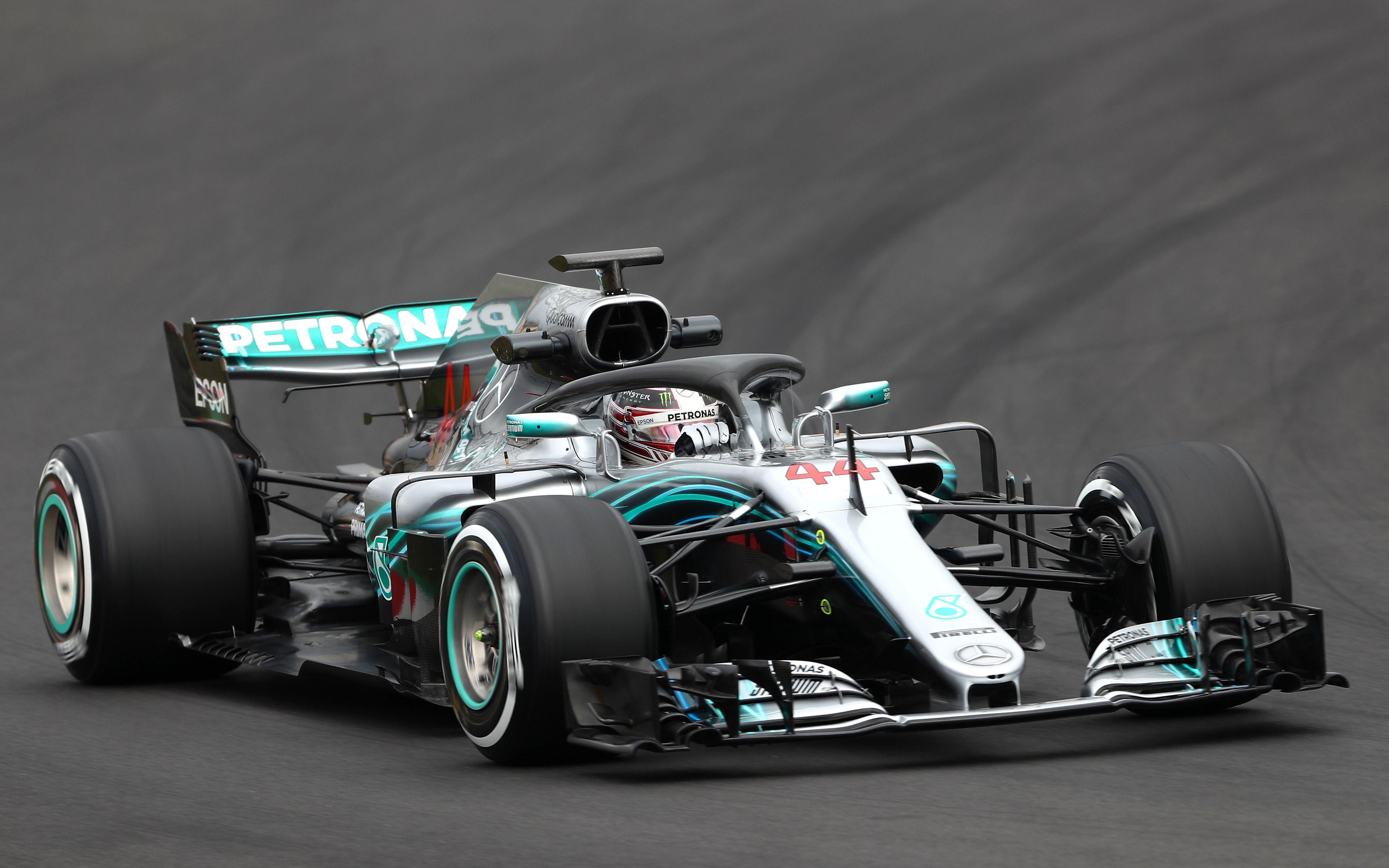 Download Wallpaper Lewis Hamilton, Mercedes AMG, F1 W09 EQ Power