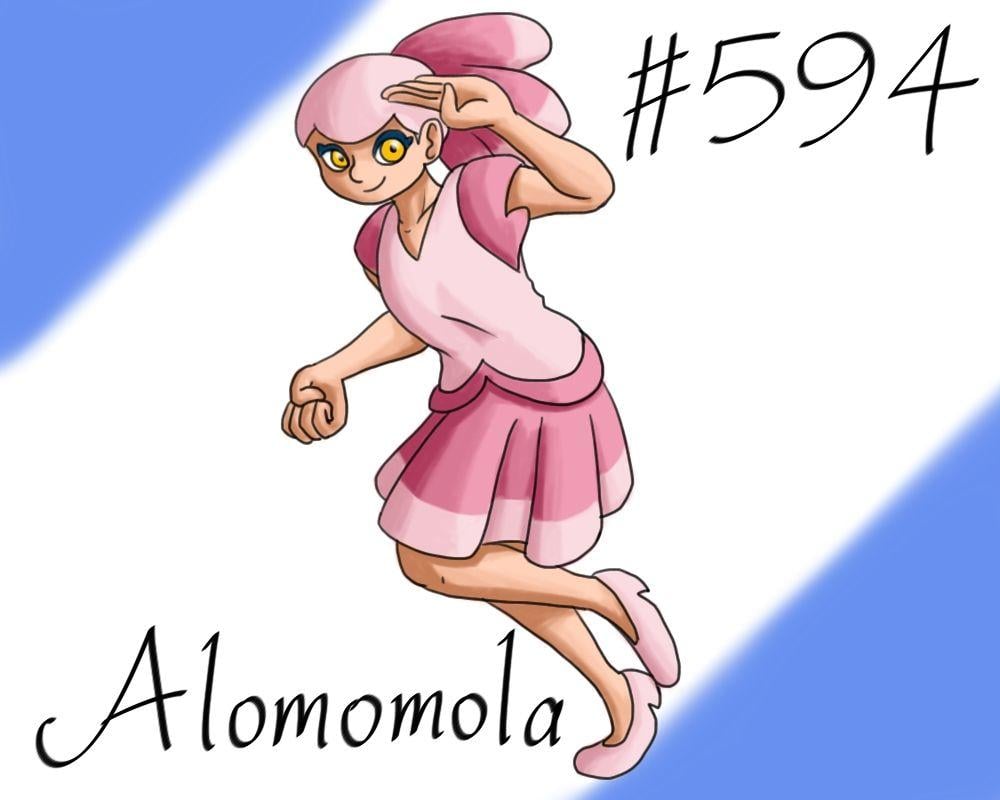 Pokemon Gijinka Project 594 Alomomola