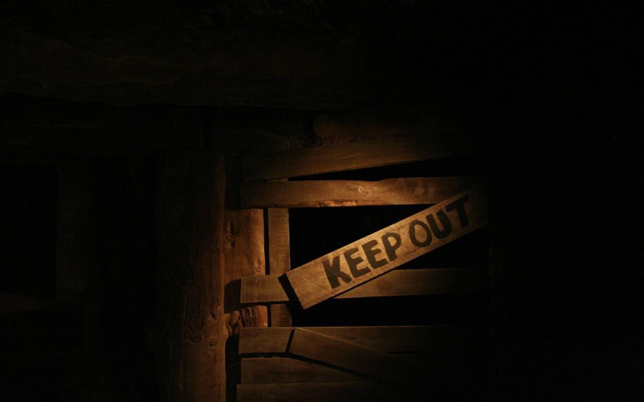 v.58: Keep Out Wallpaper (1024x682)