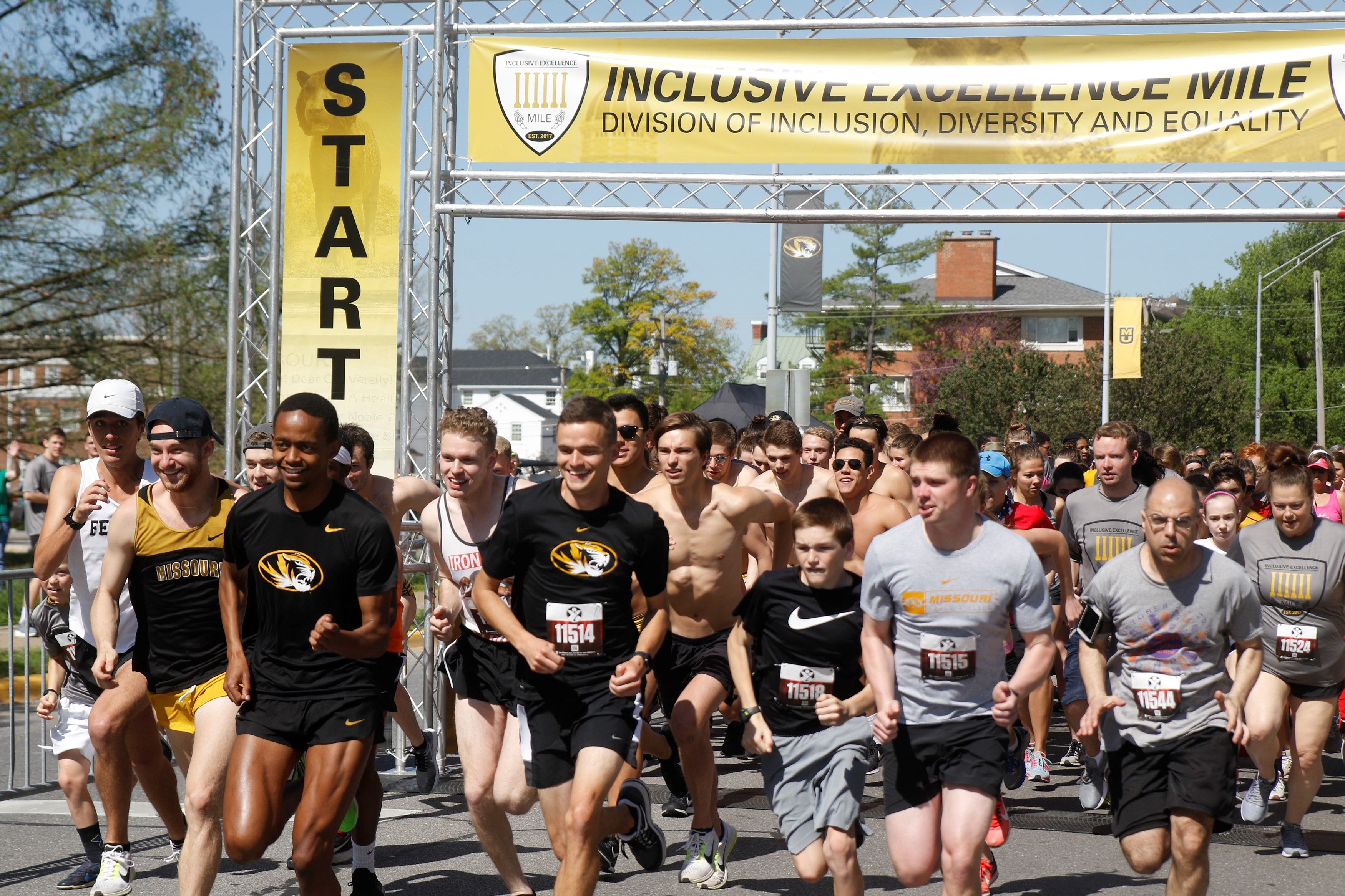 Mizzou Inclusive Excellence Mile Is A Hit In Mid Missouri Community