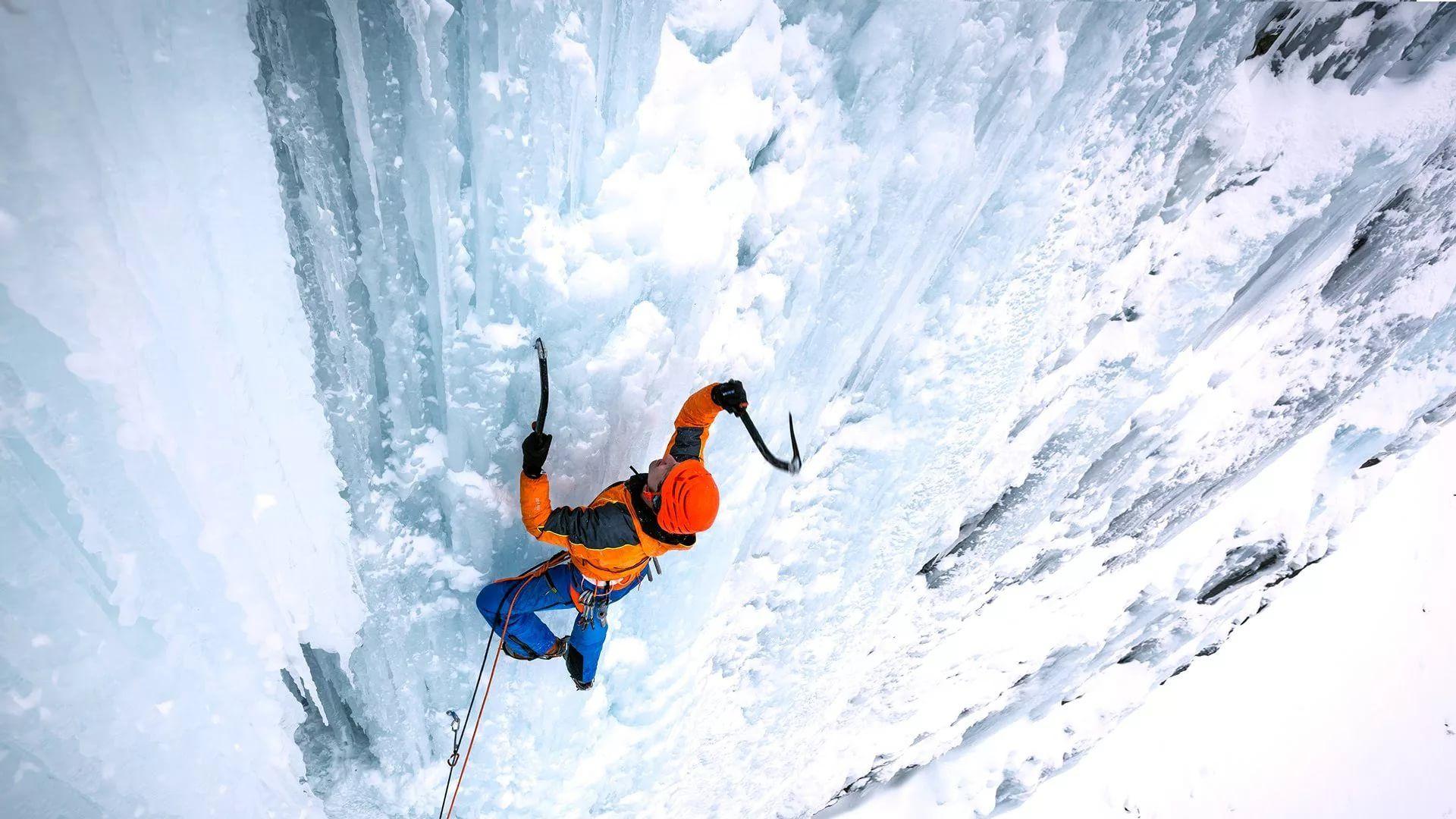 Ice Climbing Wallpaper and Background Image