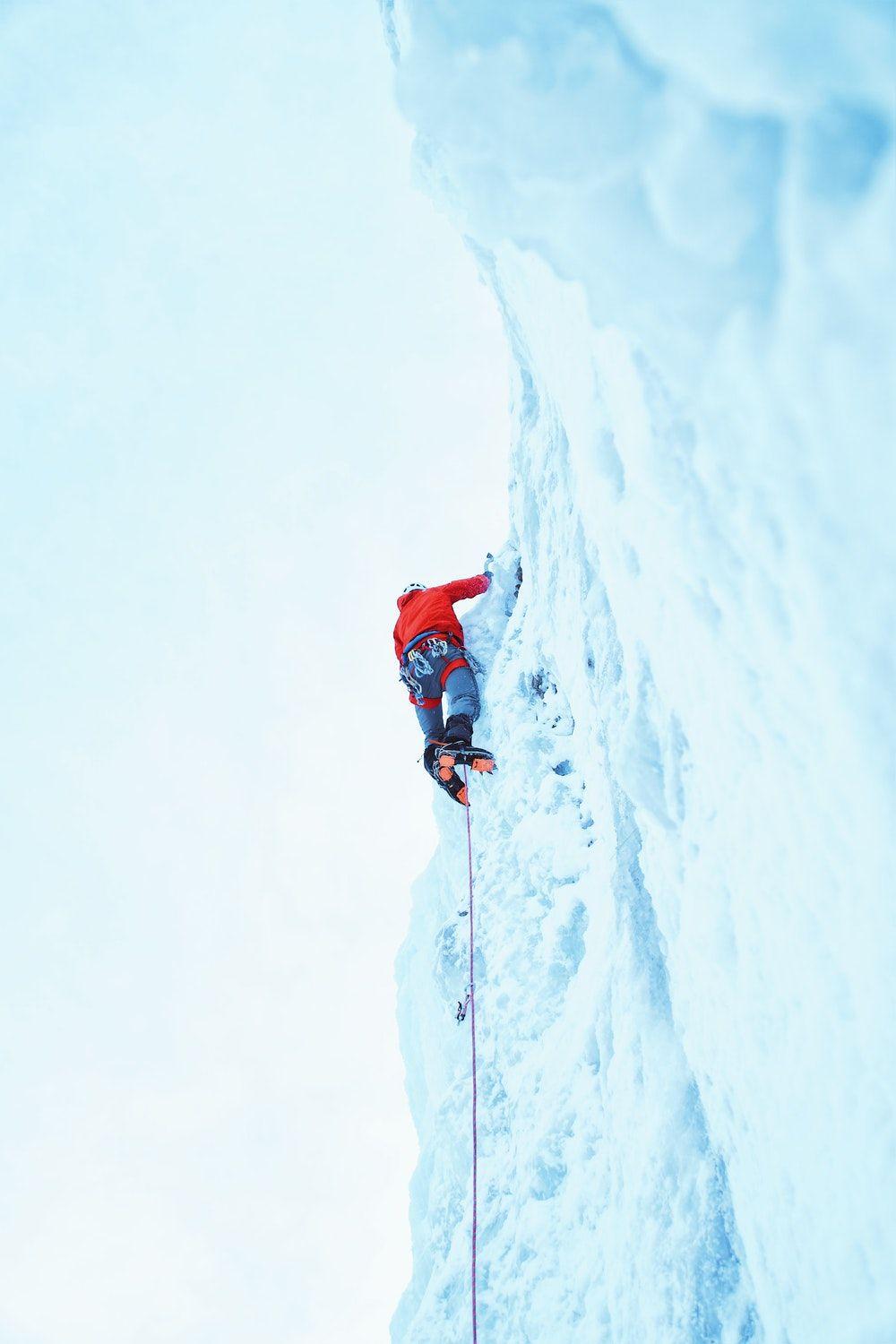 Ice Climbing Picture. Download Free Image