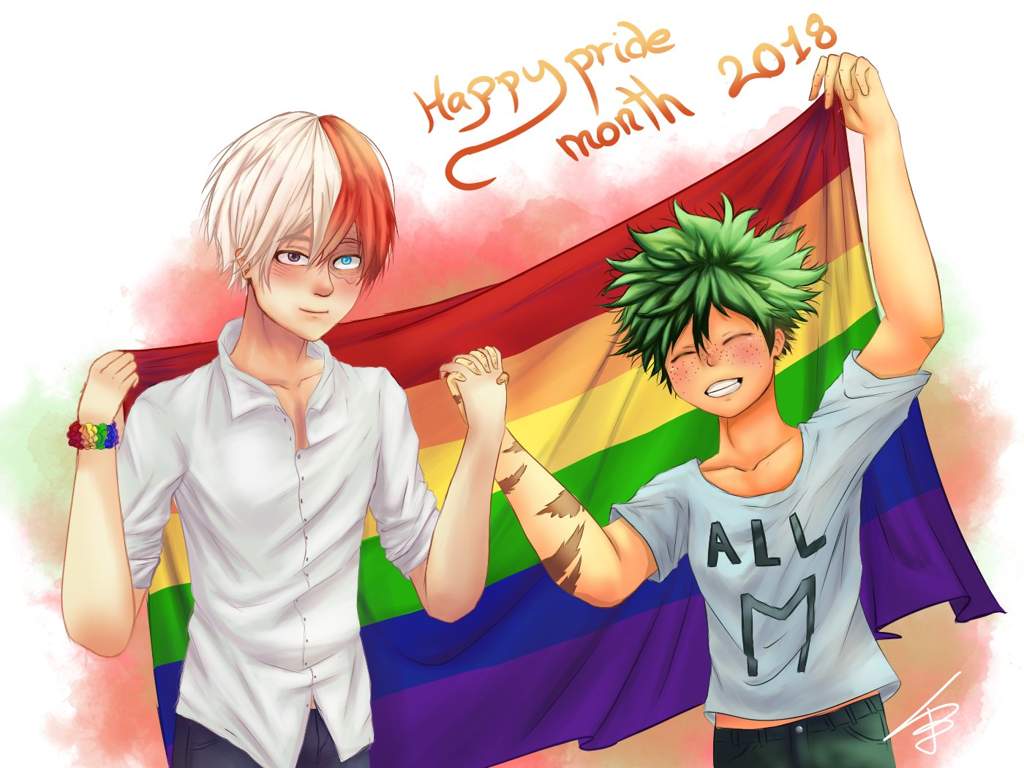 A little TodoDeku fanart :3. My Hero Academia Amino