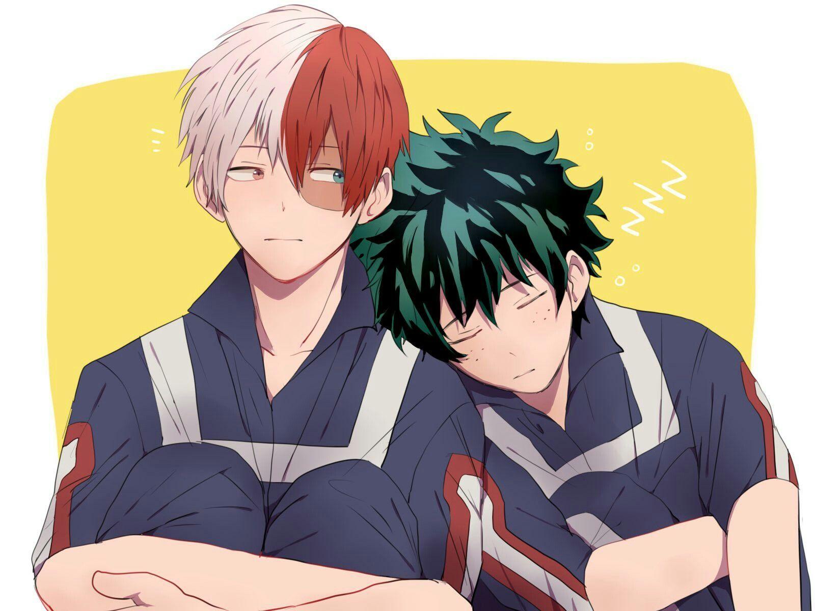 Boku no Hero Academia.. Todoroki Shouto, Midoriya Izuku, TodoDeku