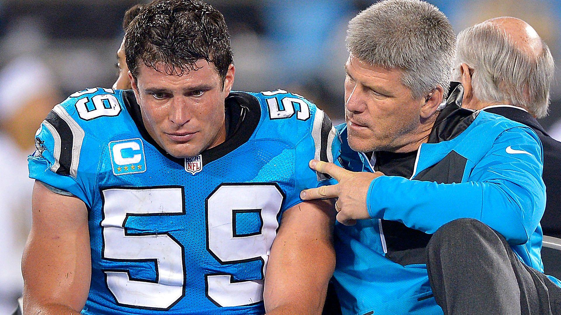 Luke Kuechly goes down, Panthers go from hangover to heartbreak
