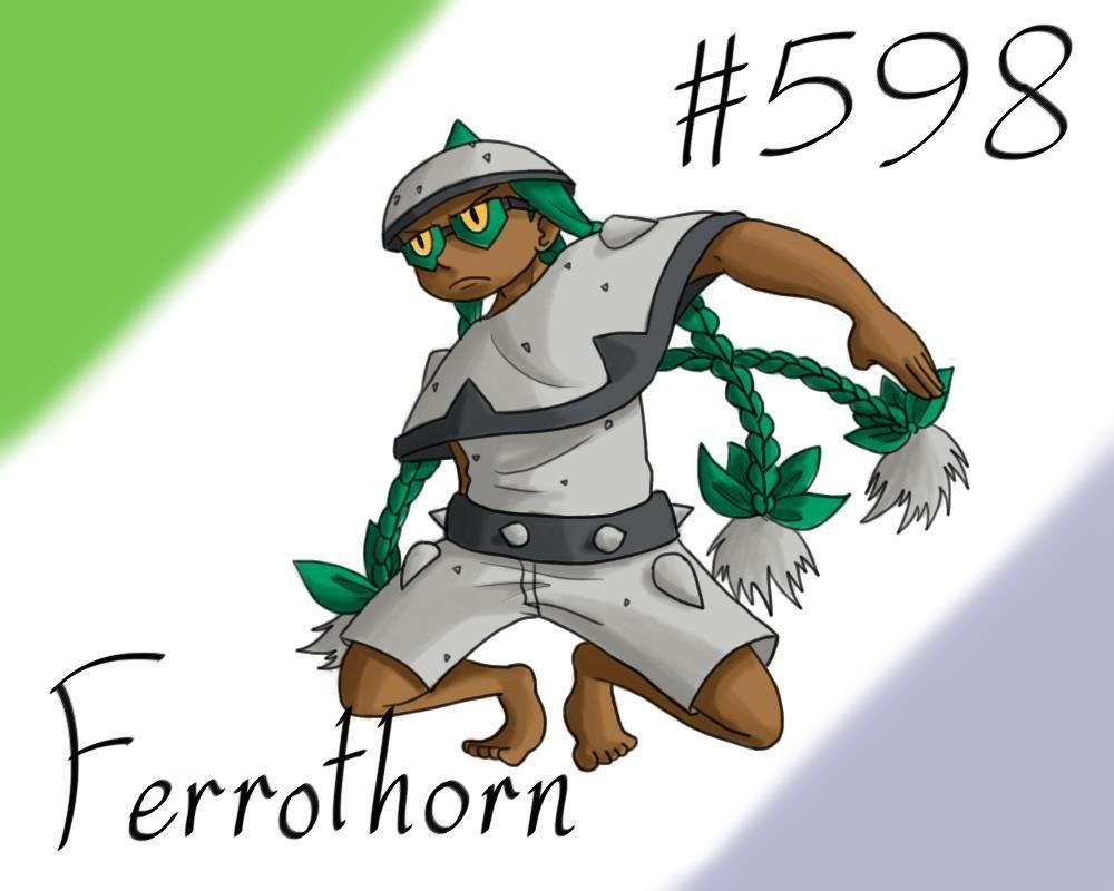 Pokemon Gijinka Project 598 Ferrothorn