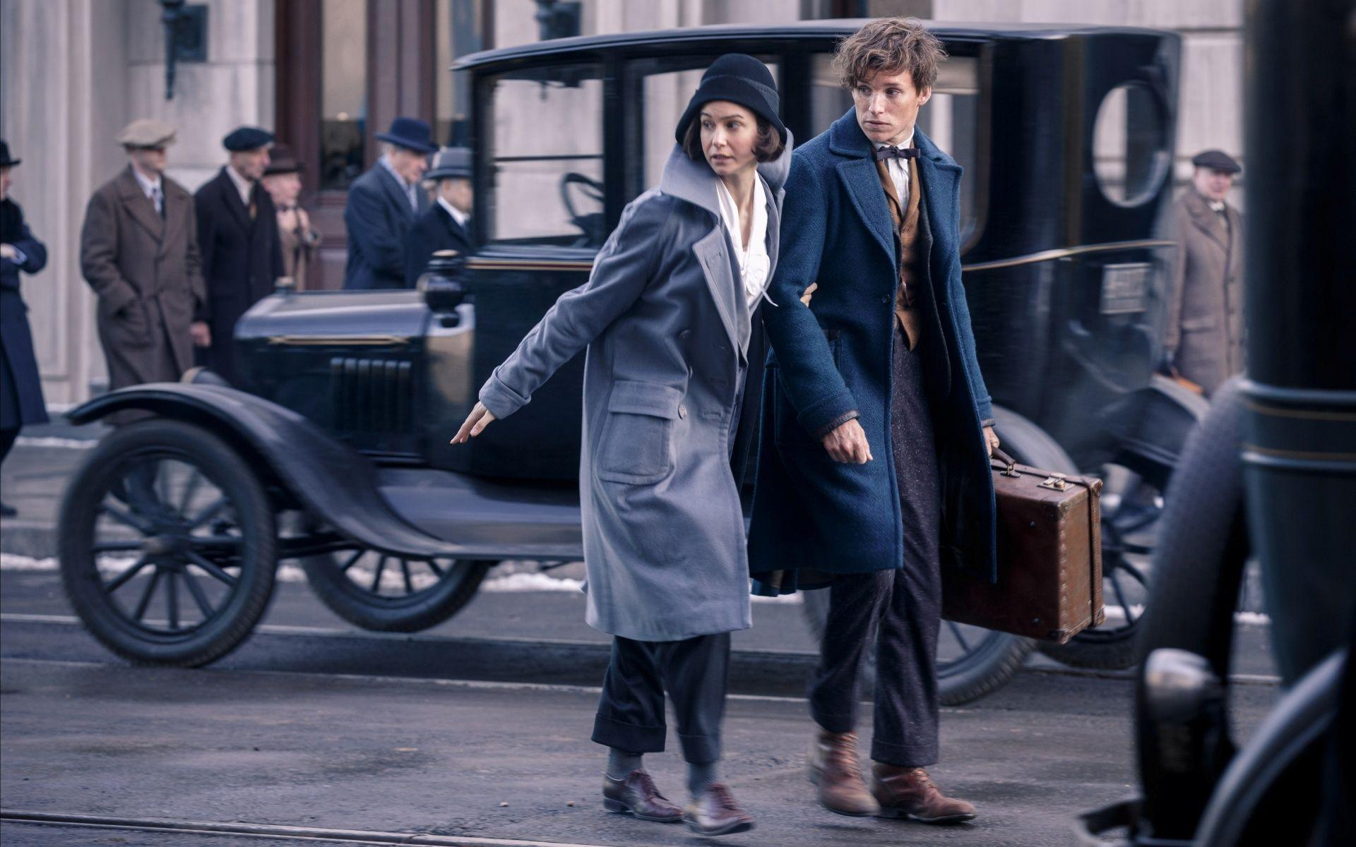 Eddie Redmayne And Katherine Fantastic Beasts HD Wallpaper 1920 x