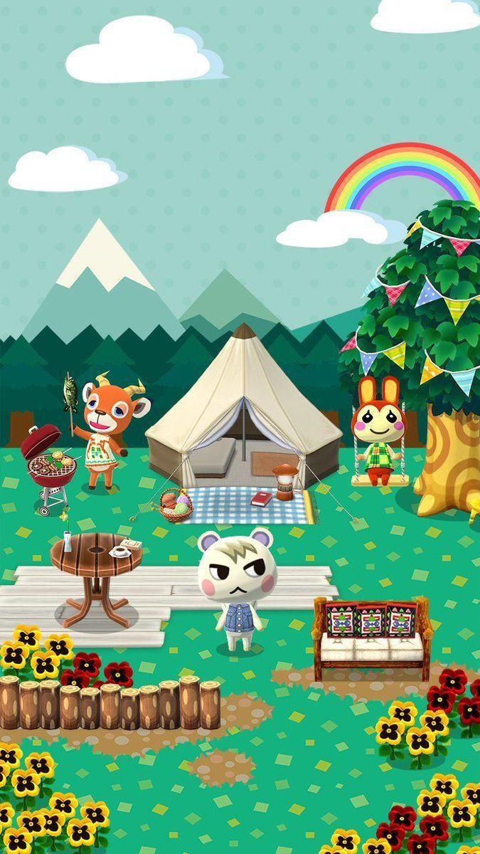 Animal Crossing: Pocket Camp Finder Exclusive Wallpaper