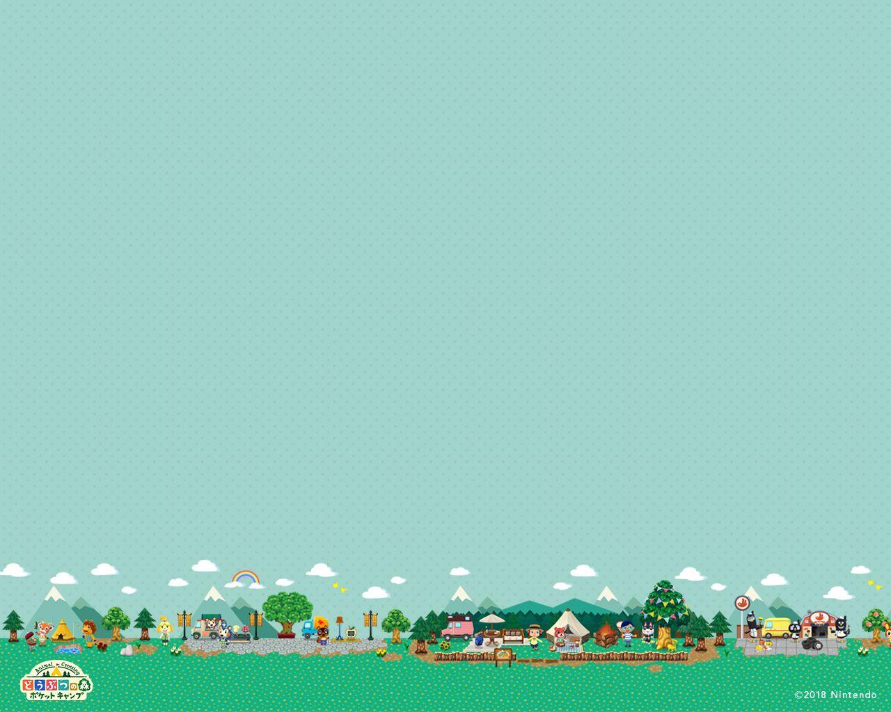 Pokemon, Splatoon And Animal Crossing Happy Birthday Wallpaper