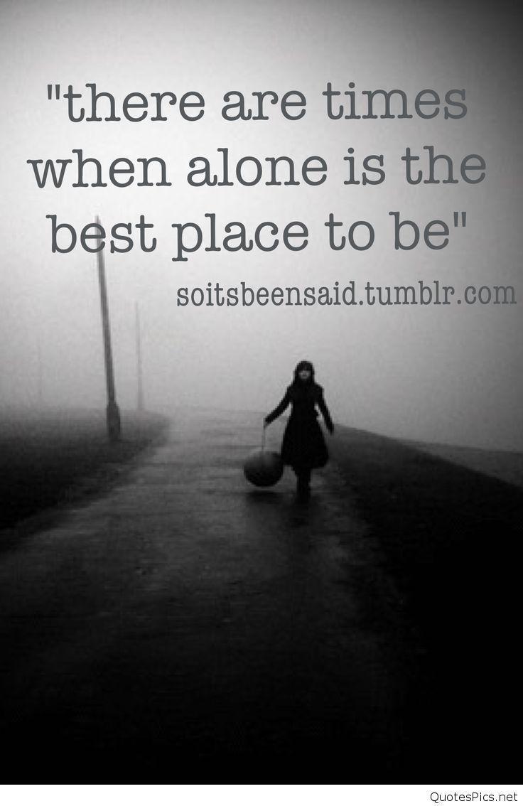 quotes about being alone and happy