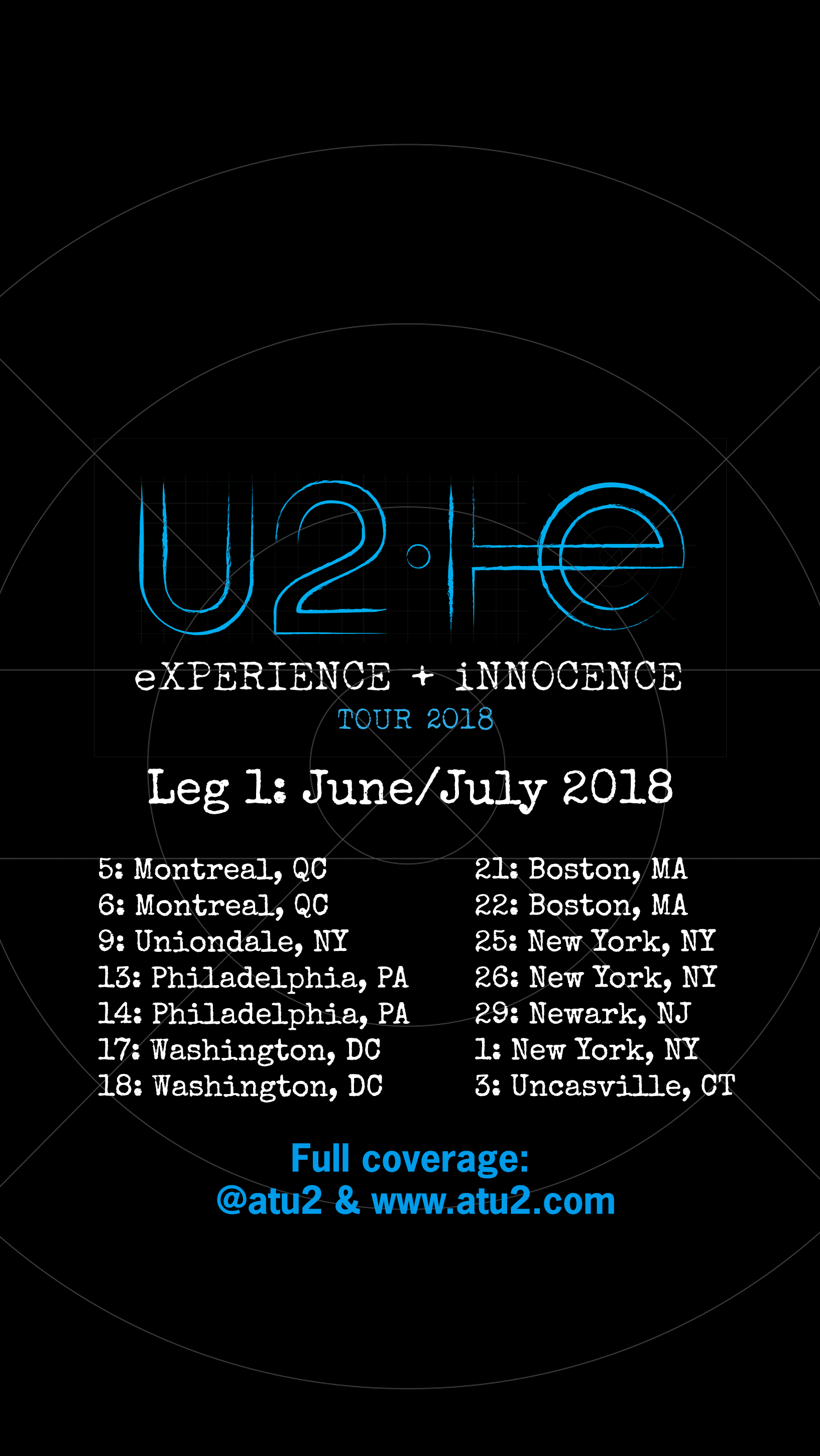Free: #U2eiTour wallpaper for your smartphone