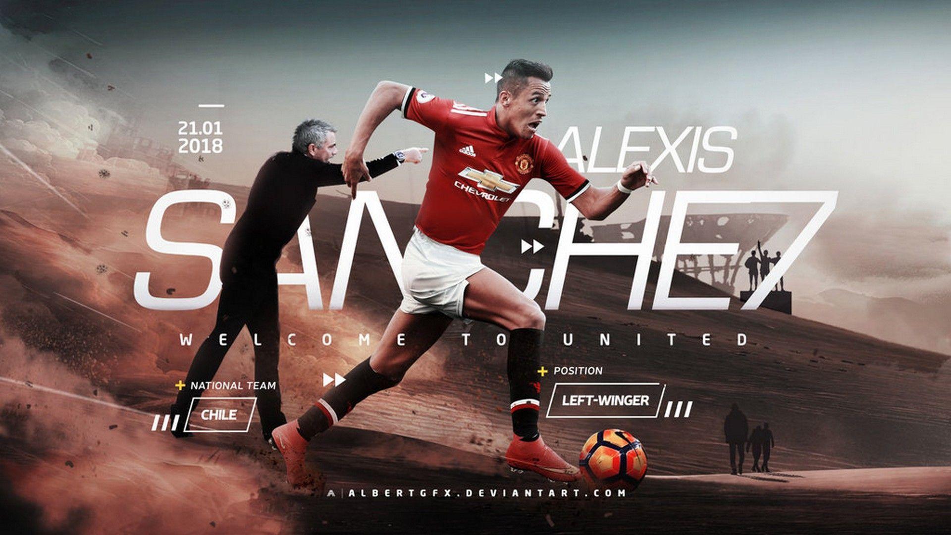 Alexis Sanchez 7 Manchester United Wallpaper HD. Manchester