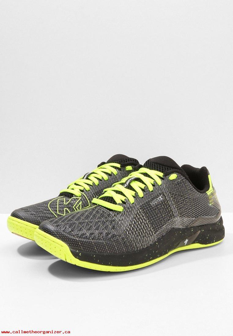 Kempa ATTACK PRO CONTENDER CAUTION Handball Shoes Schwarz Fluo Gelb