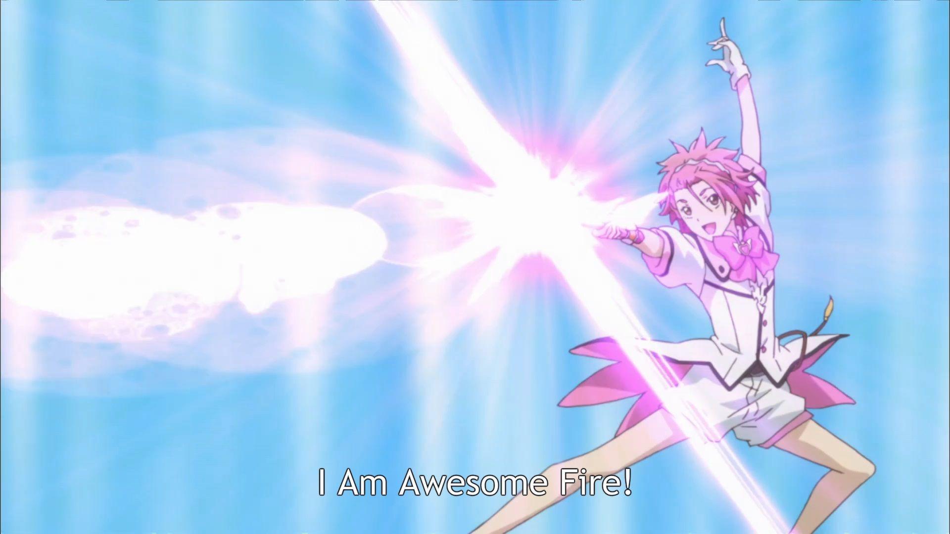 I Am Awesome Fire! ^_^ Cute High Earth Defense Club LOVE!!. I can