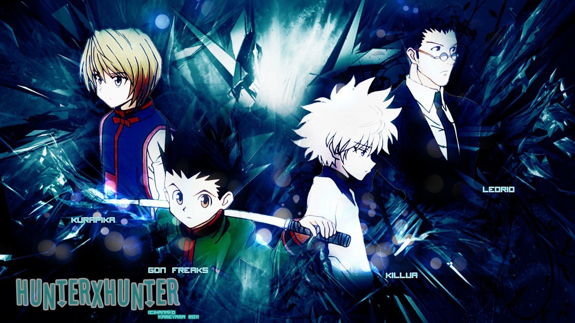 Hunter x Hunter, anime, gon, green, hunterxhunter, hunterxhunterlogo,  killua, HD phone wallpaper