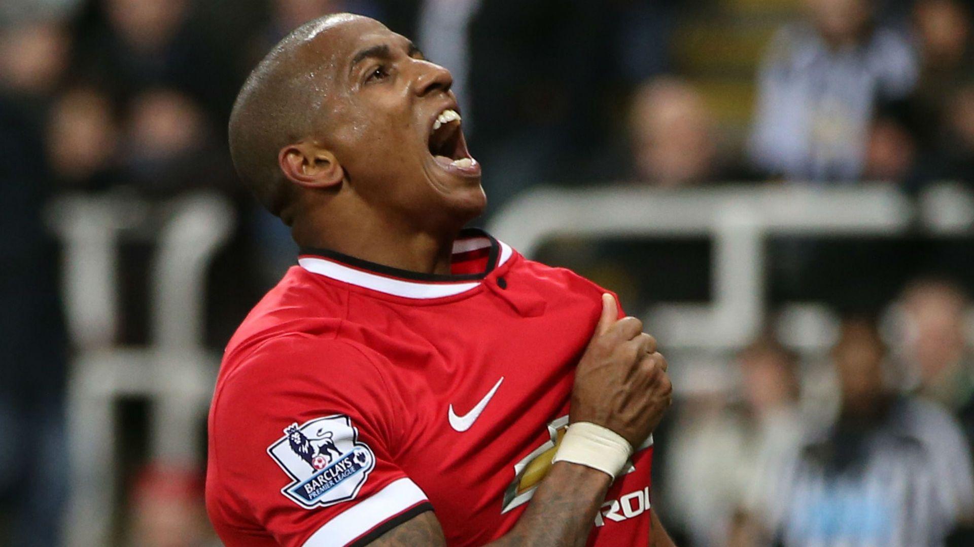 Ashley Young Premier League Newcastle v Manchester United 040315