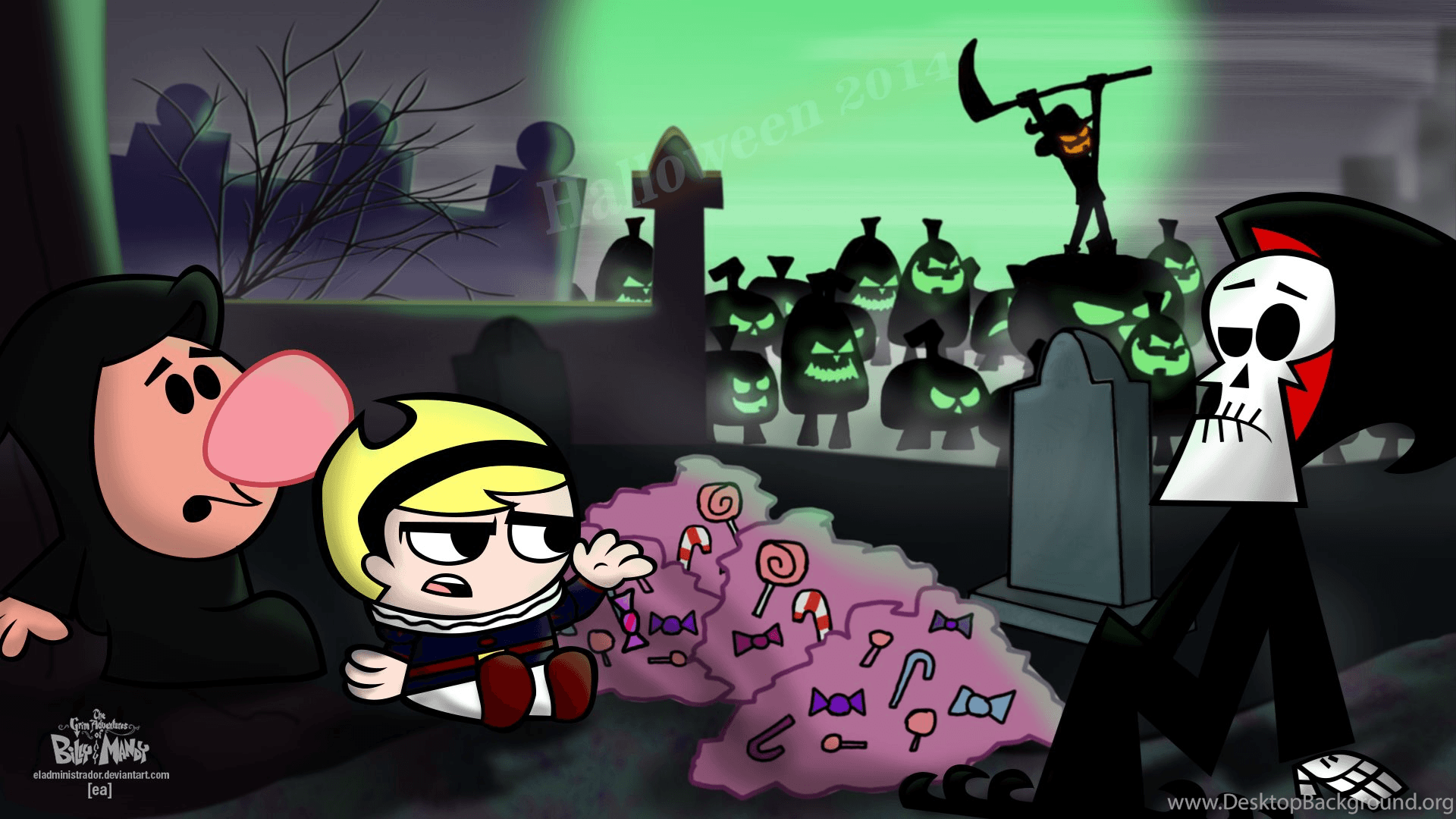 The Grim Adventures of Billy & Mandy Zoom Background 2