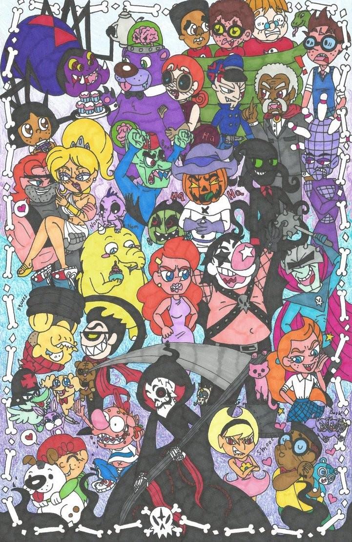 Characters Grim Adventures Of Billy And Mandy Wallpaper 657500402
