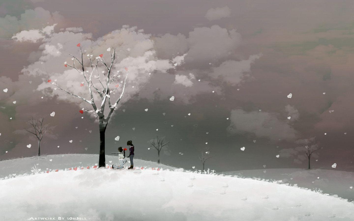 Beautiful Winter Wallpaper, Background, Image