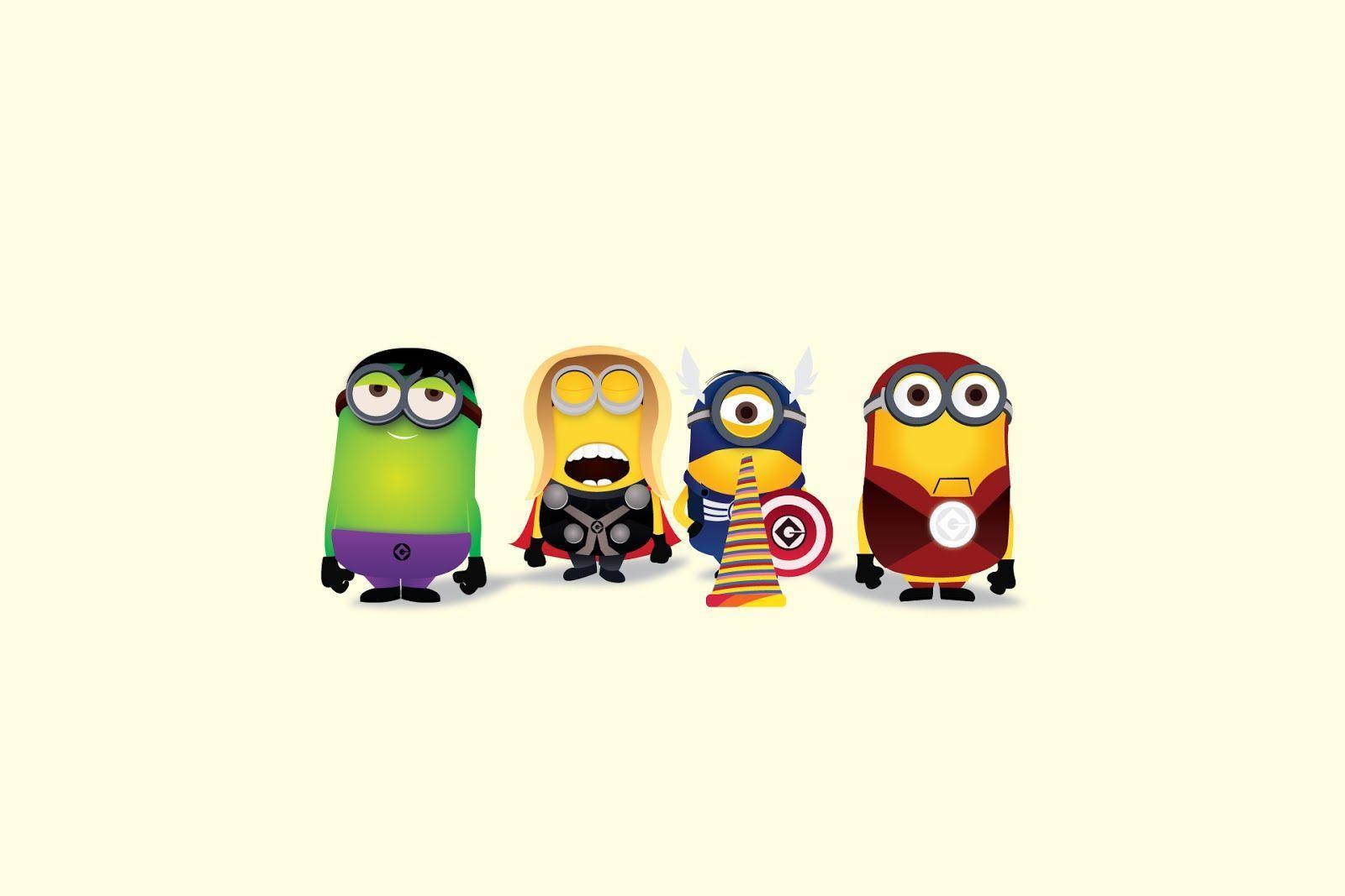Minions Cool HD Avengers (1600×1067). Minions