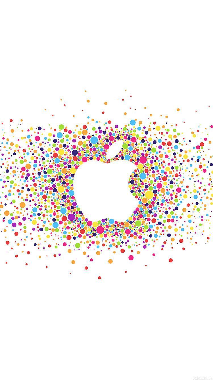 Logo Art Apple Rainbow Minimal. IPhone 6. IPhone6
