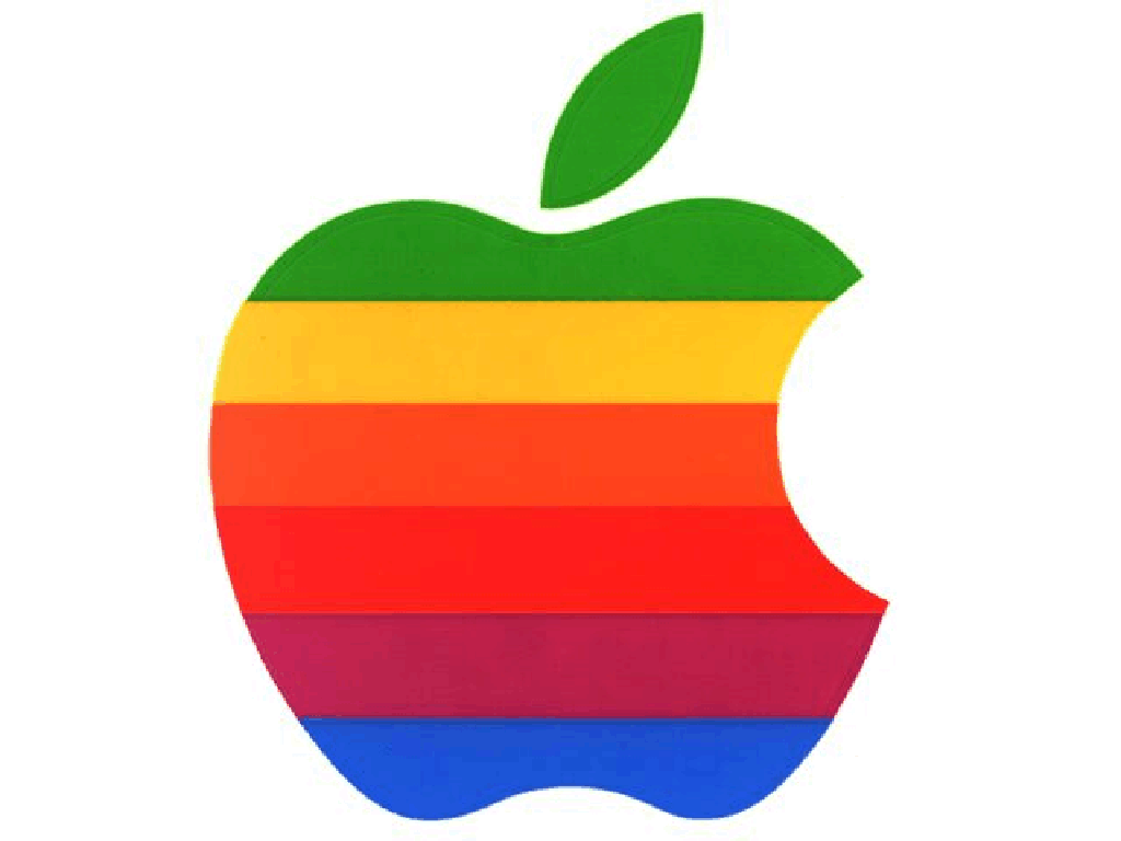 Apple rainbow logo wallpaper. Wallpaper Wide HD
