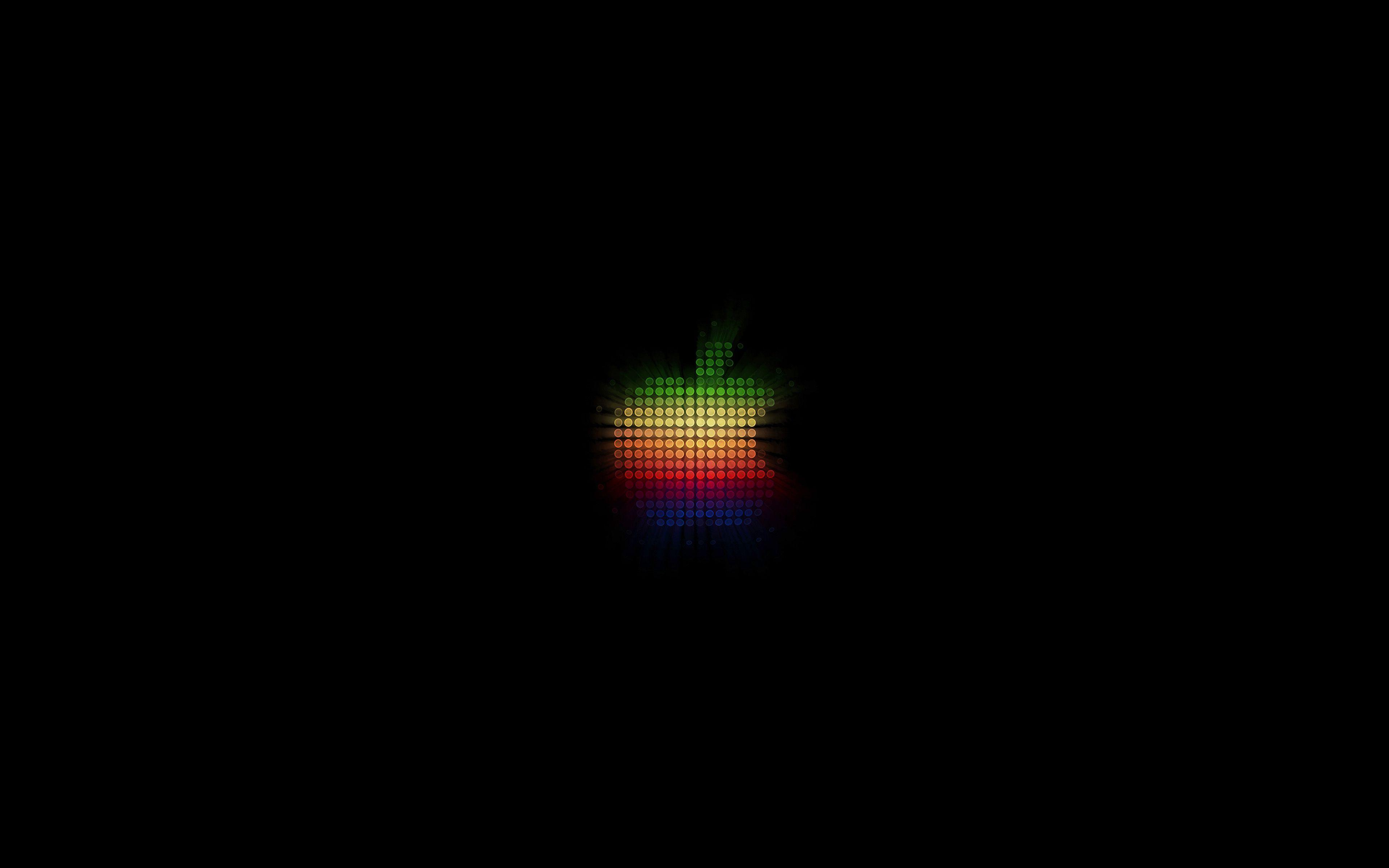 Logo Apple Rainbow Pixel Art Illustration Wallpaper