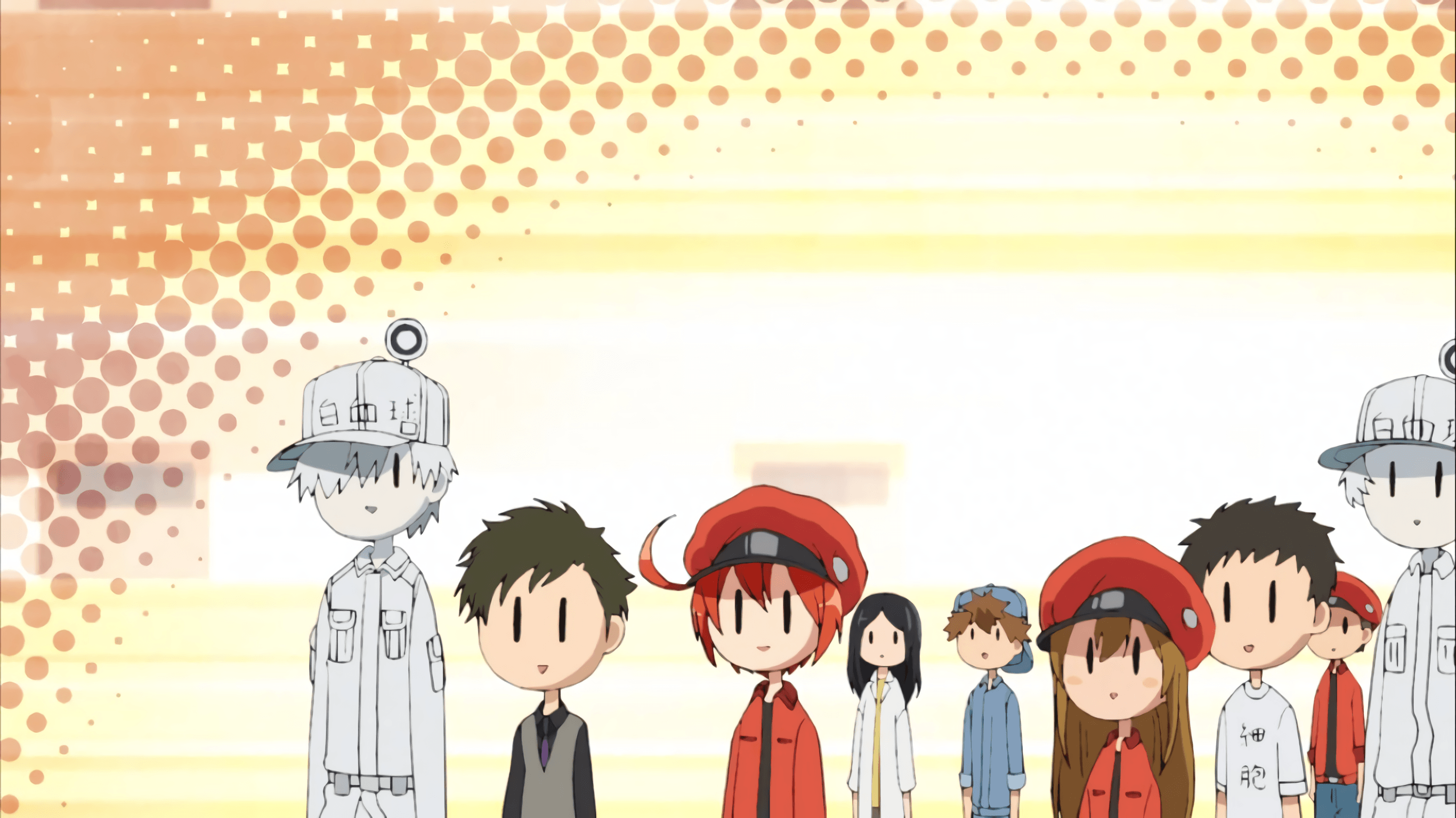 Cells at Work Anime Characters HD 4K Wallpaper #5.3007