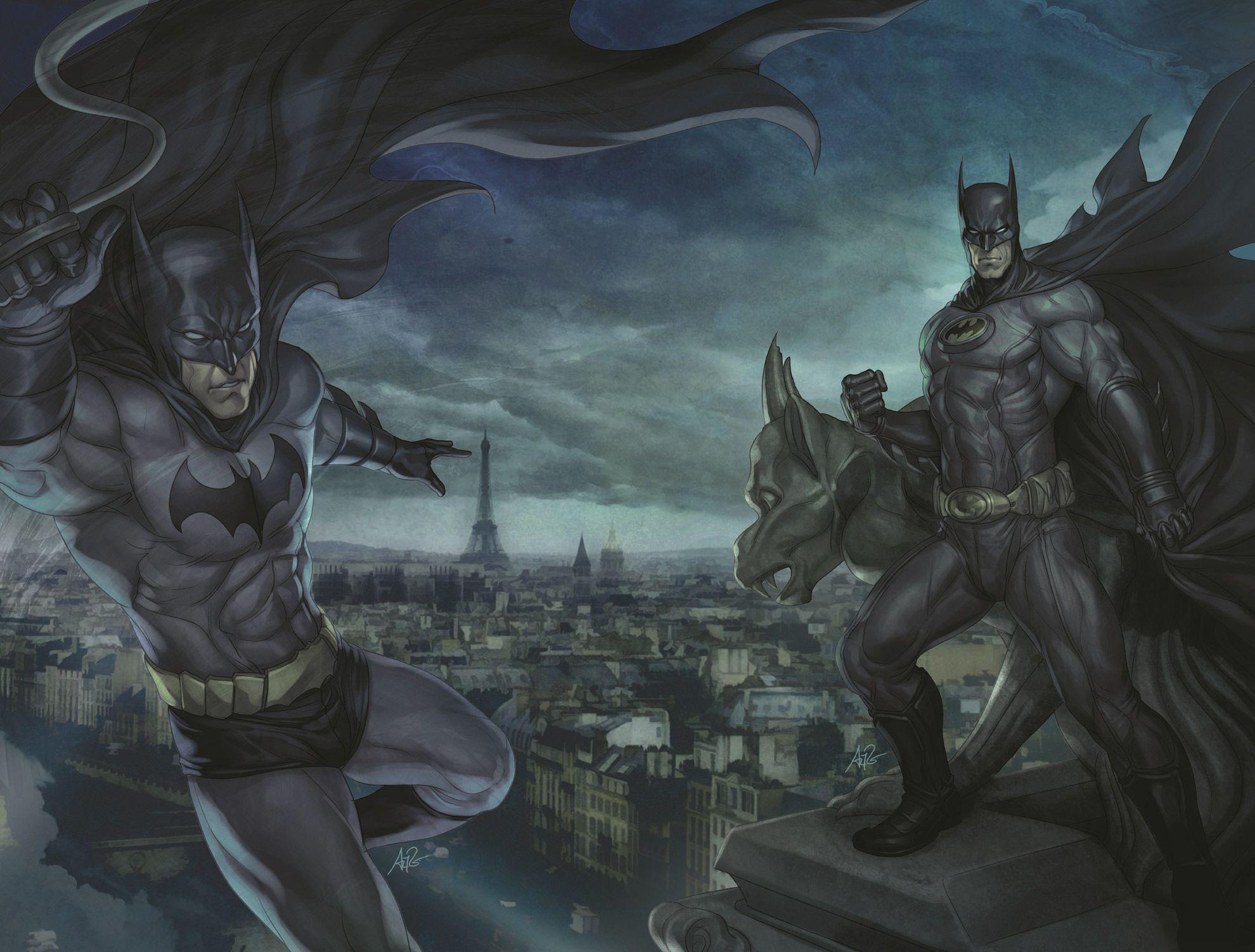 Batman Dick Grayson and Bruce