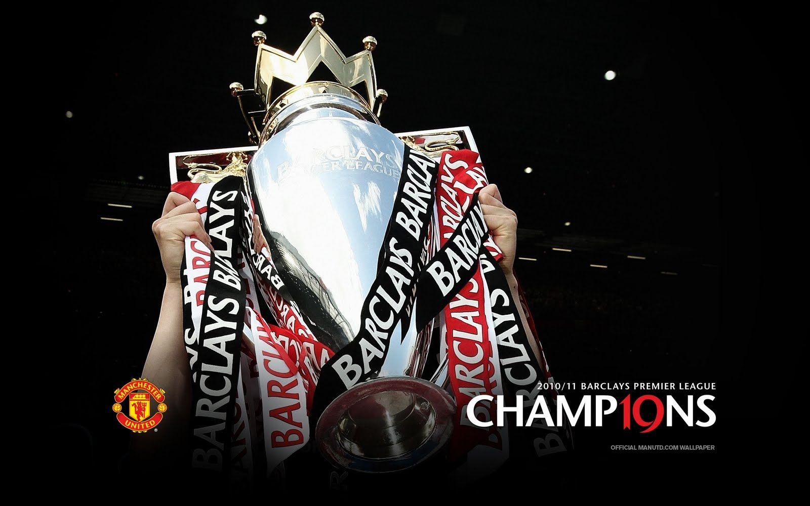 Barclays Premier League: Manchester United 19 Title Winning Wallpaper