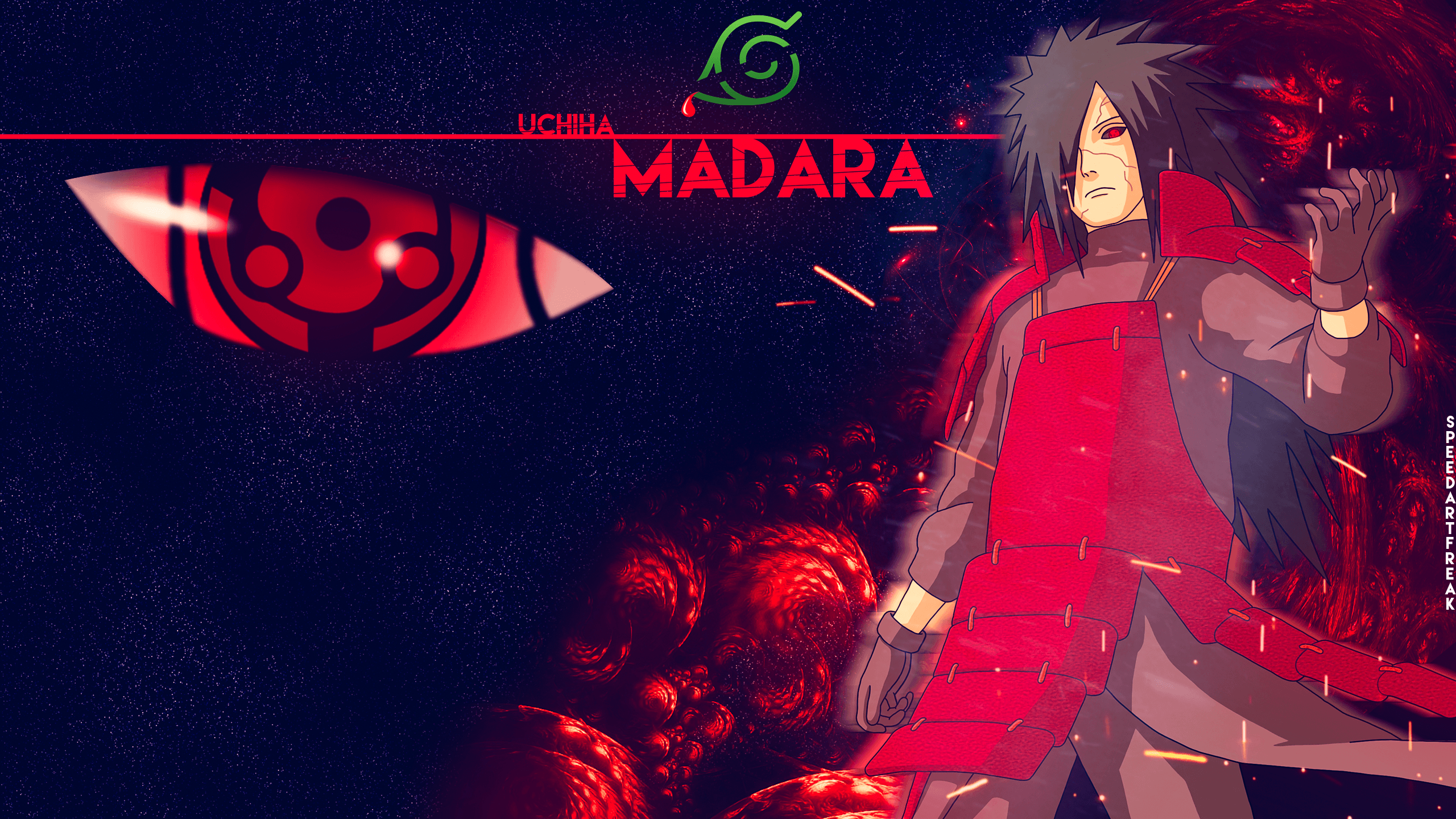 Naruto Shippuuden, Uchiha Madara, Sharingan, Konoha, Eternal