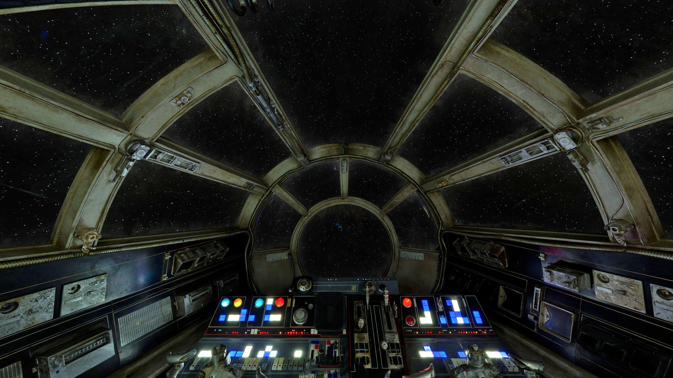 Millenium Falcon Cockpit Wallpaper