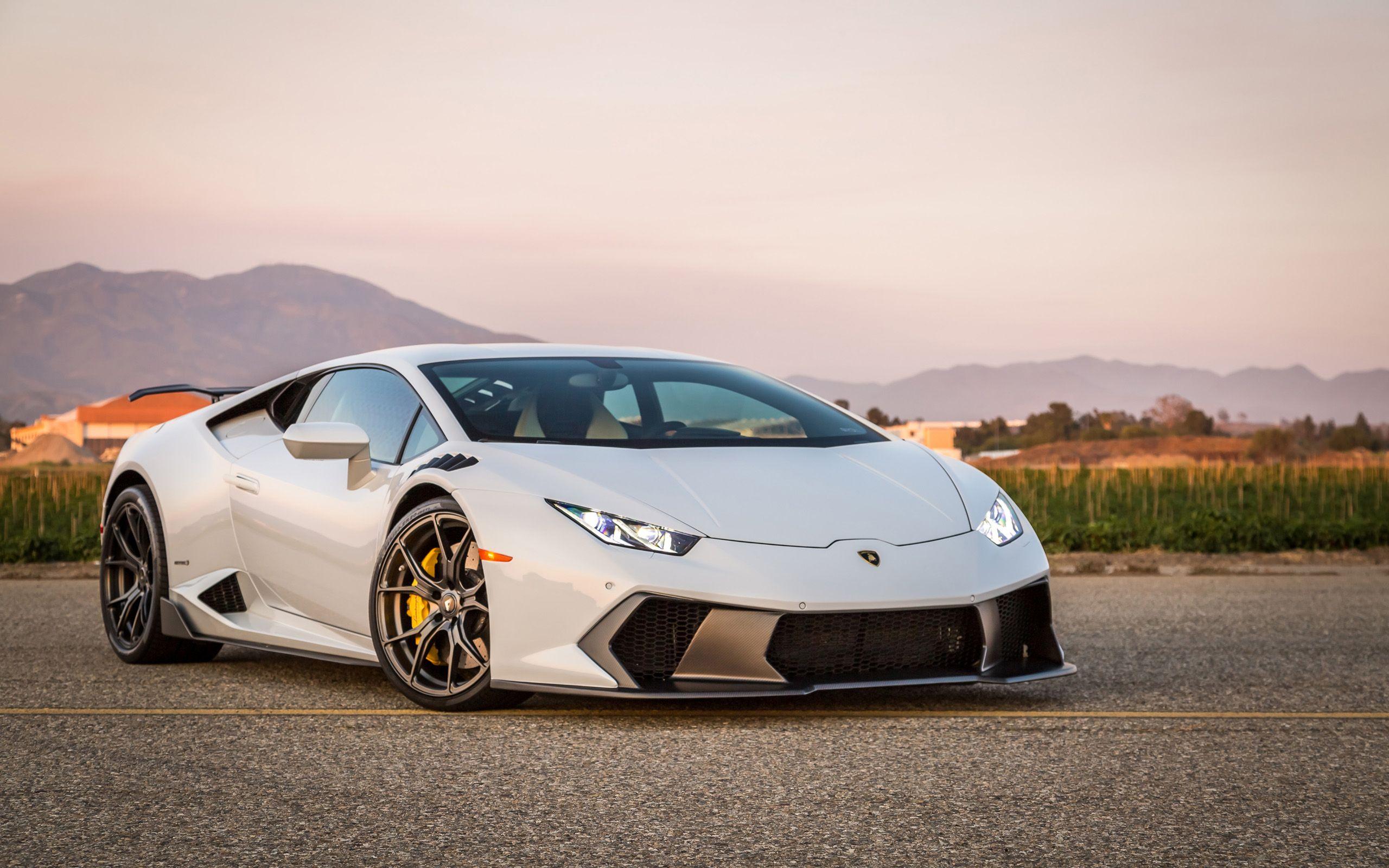 Vorsteiner Lamborghini Huracan Novara White 2 Wallpaper. HD
