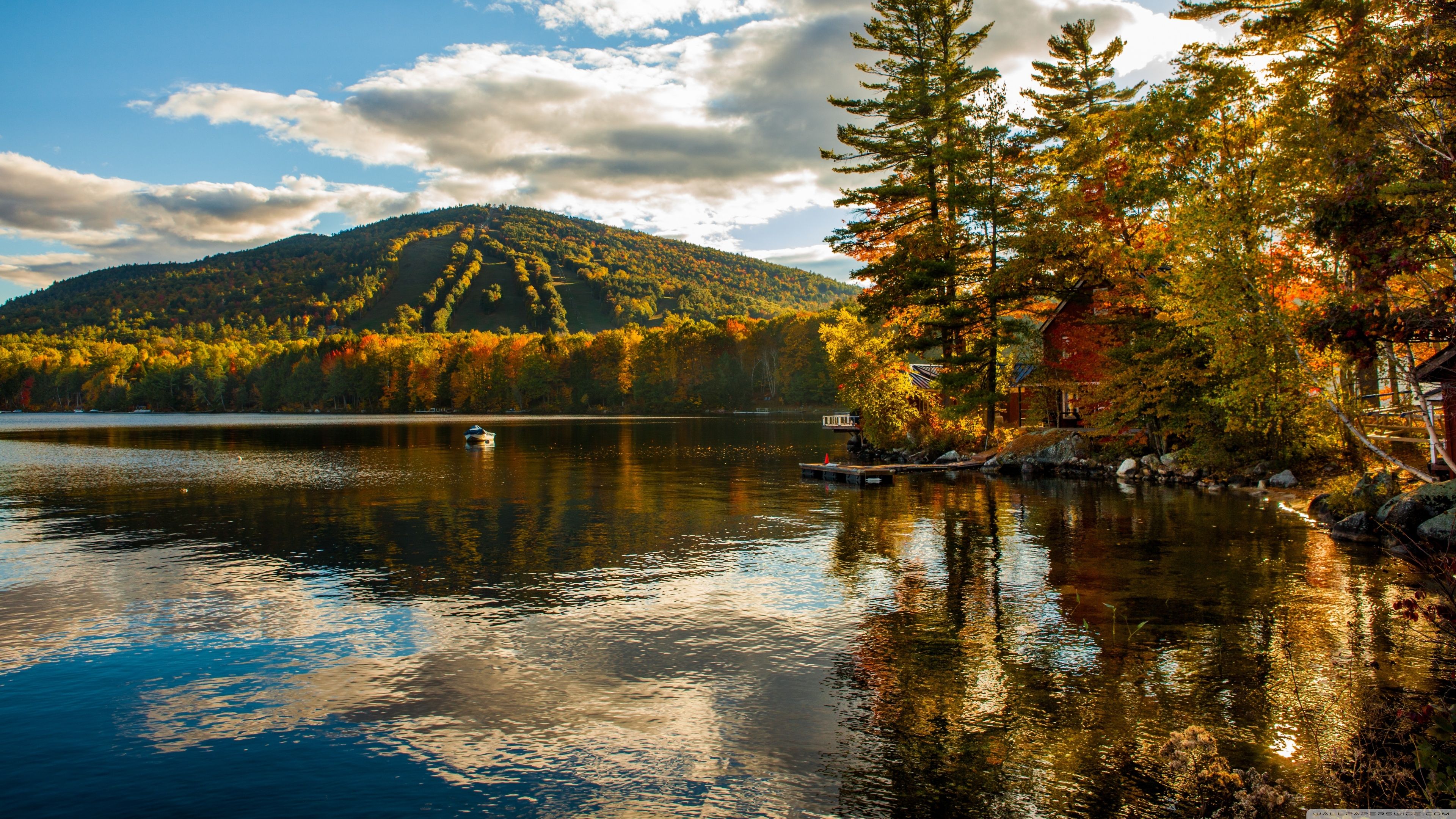 New England Fall Foliage ❤ 4K HD Desktop Wallpaper for 4K Ultra HD