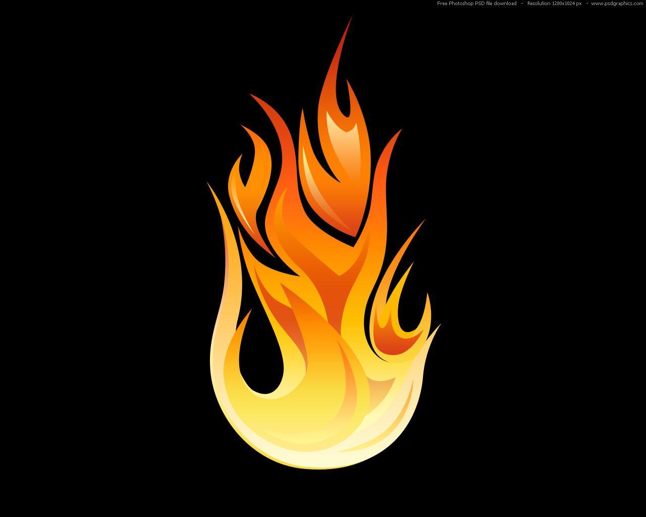 Collection of Fire Clipart Black Background. High quality, free