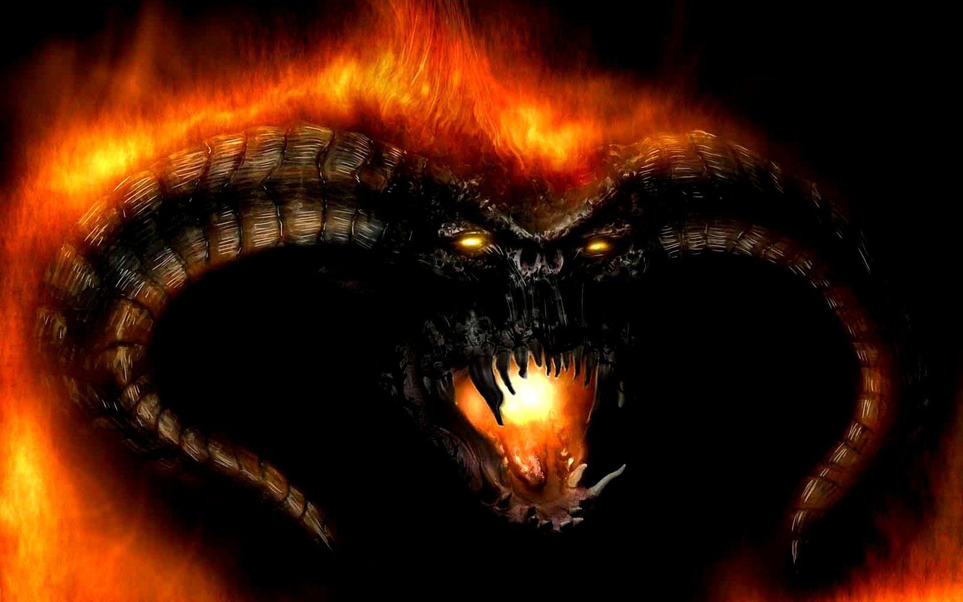 He was taken by both shadow and flame. a Balrog of Morgoth