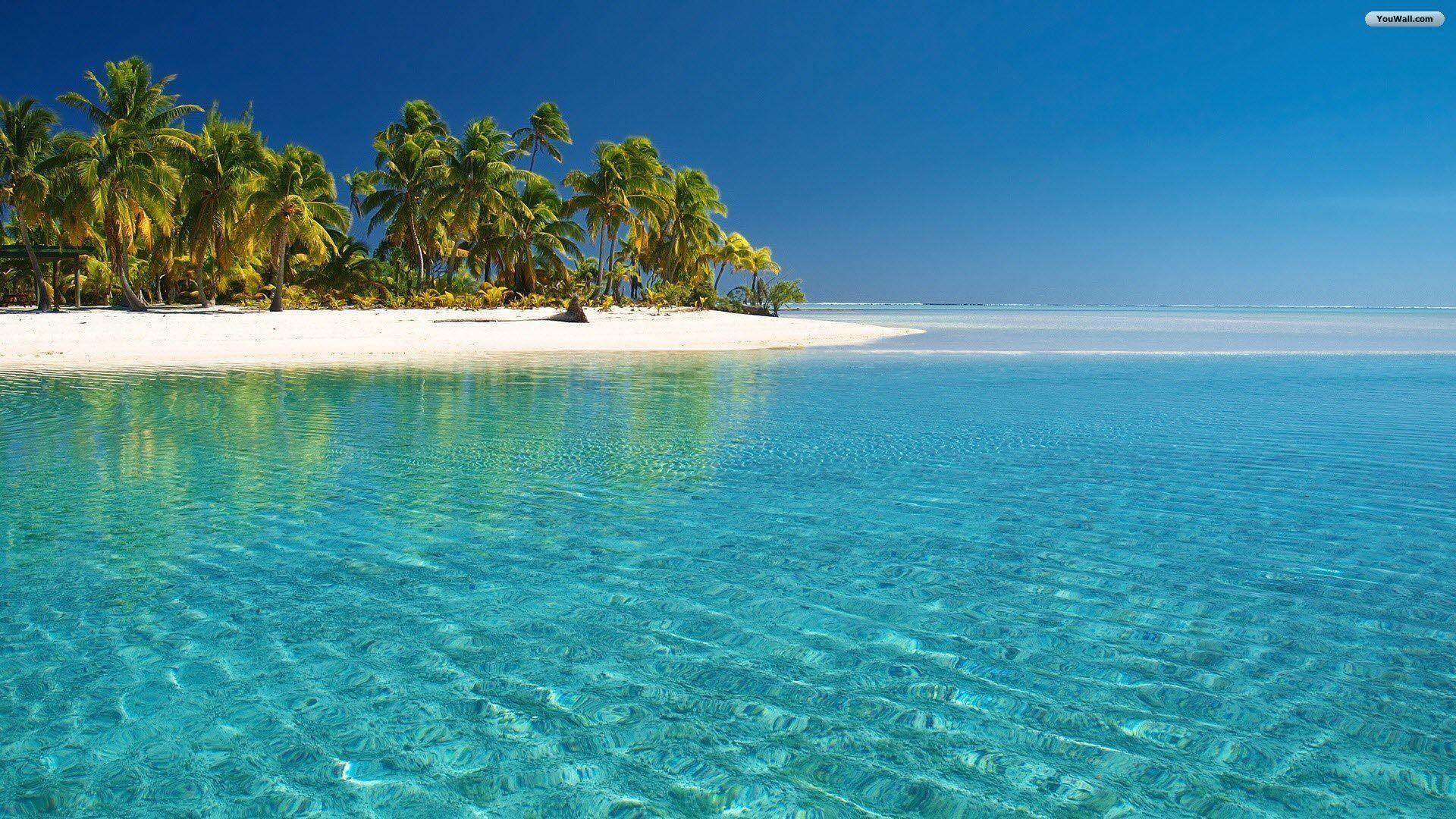 Tropical Beach Desktop Background