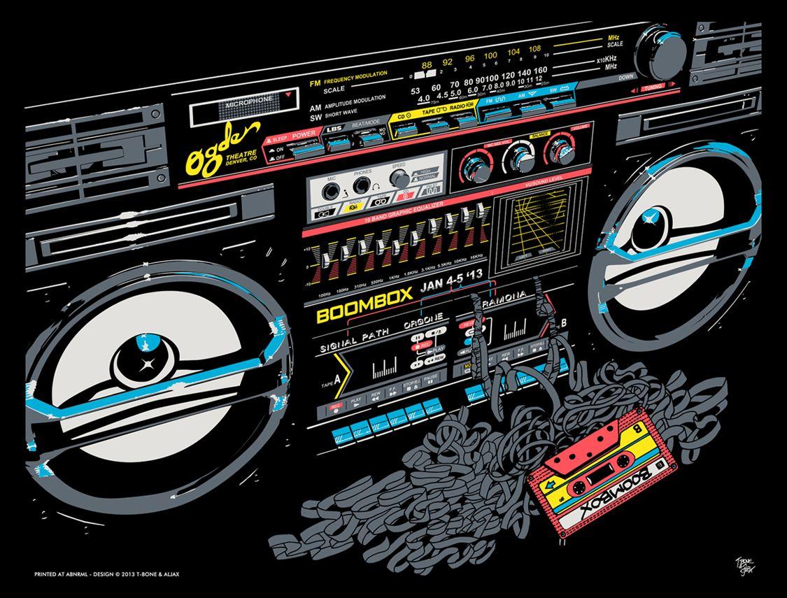 Boombox Background, HQ, Vilchjo Negri